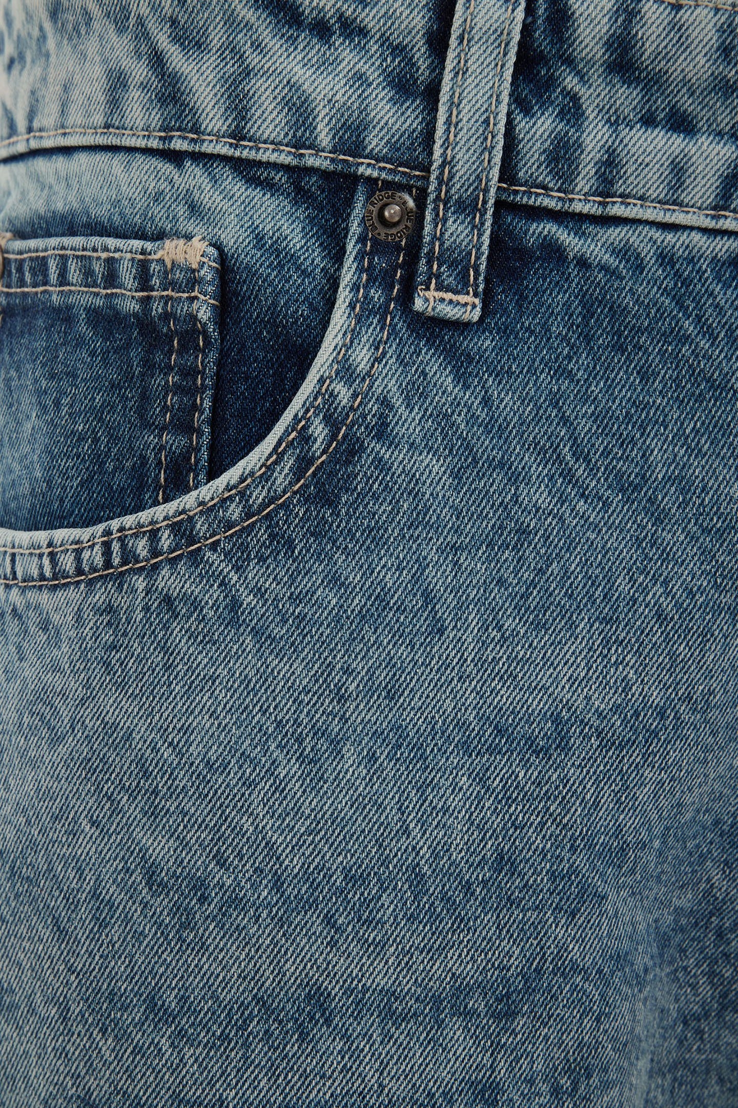 5-POCKET MID WAIST DARK BLUE 7