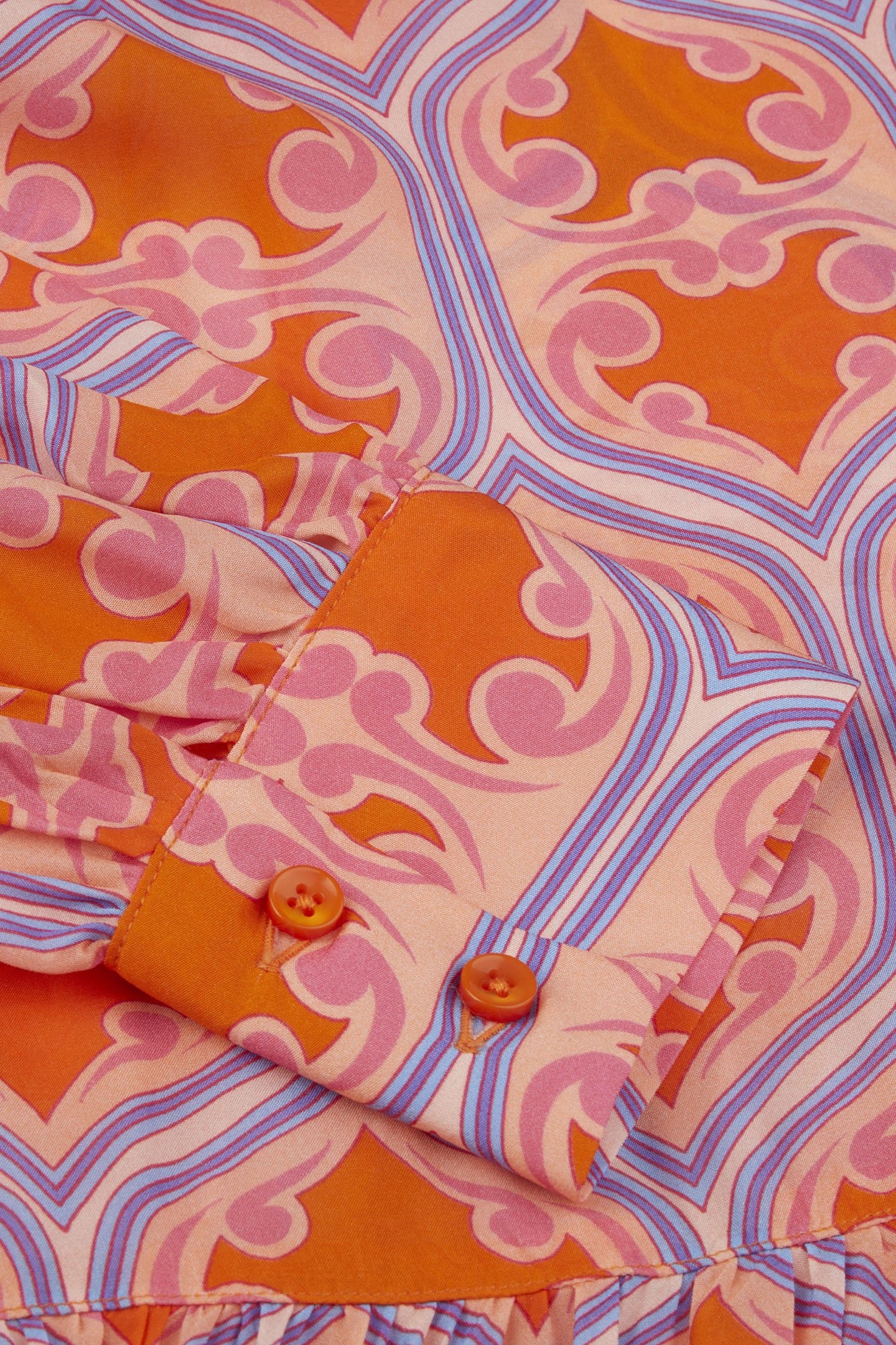ELEONOR BLOUSE ORANGE PATTERN 5
