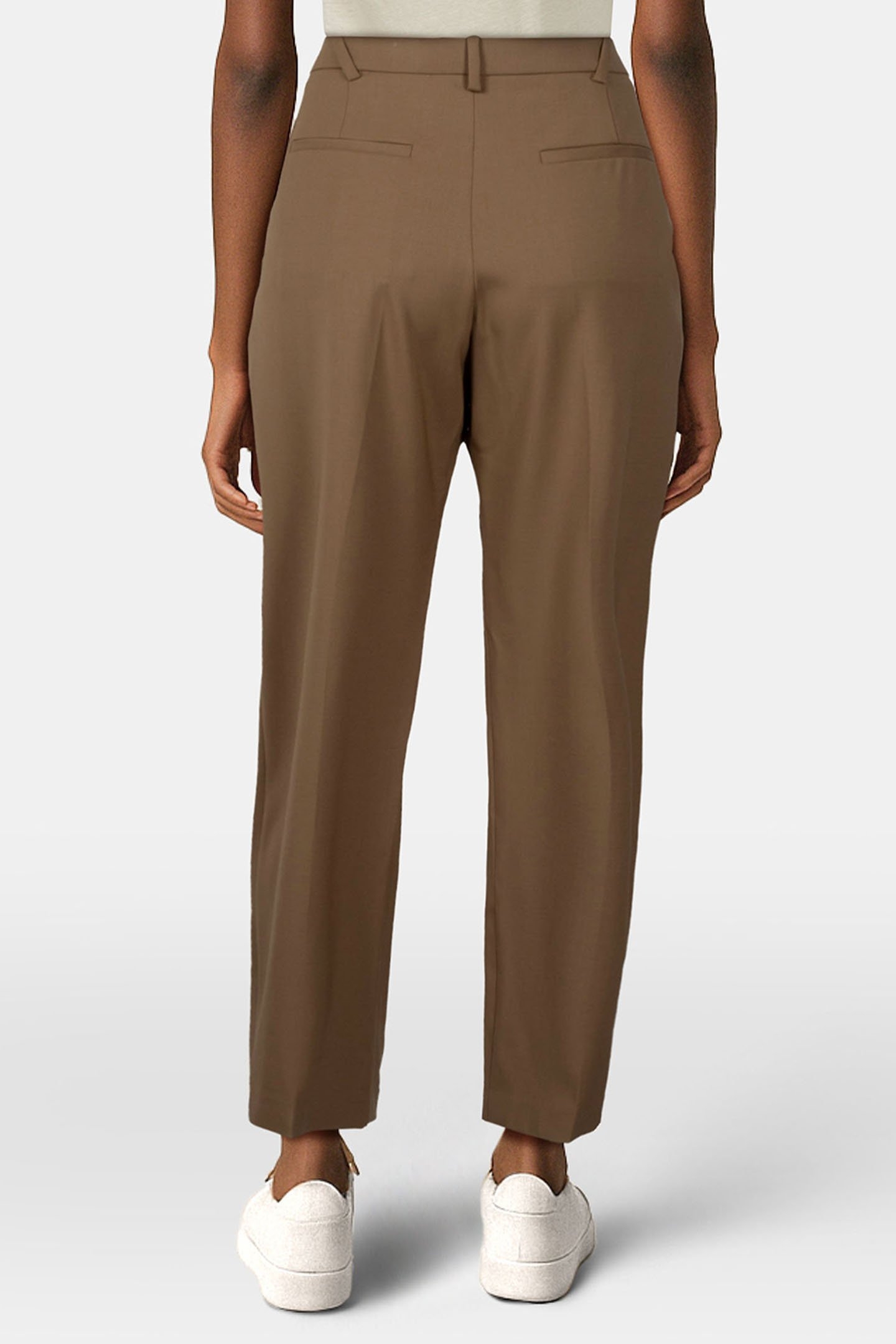 LAVERTI TROUSER DARK BEIGE 2