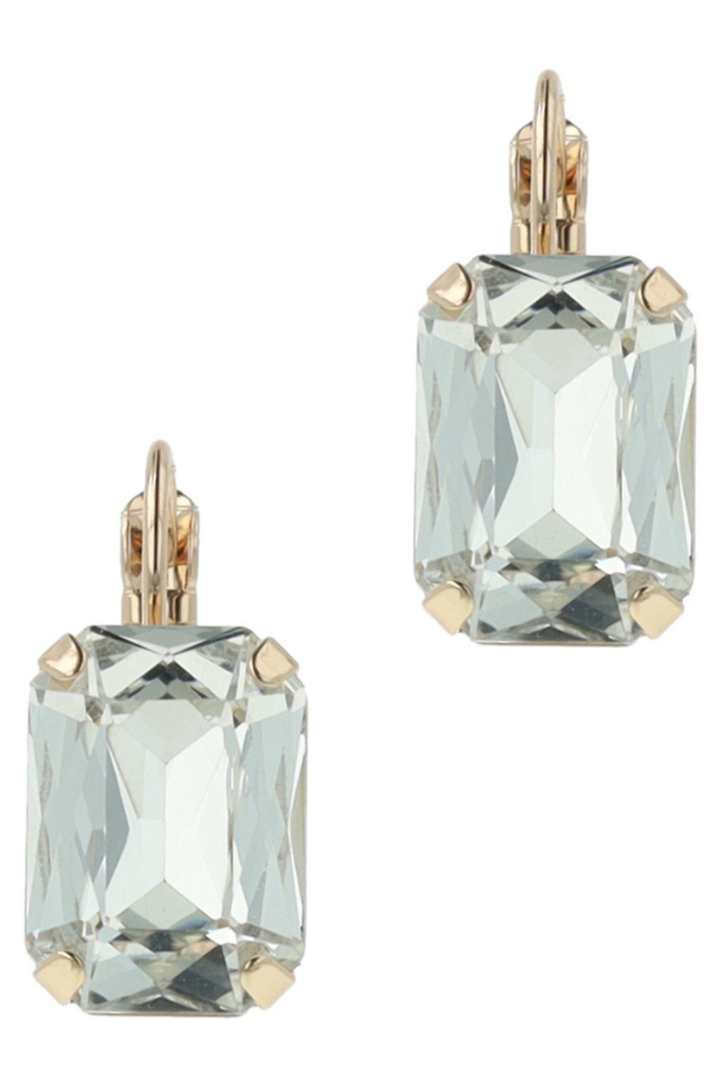 VOGUE CRYSTAL GOLD EARRINGS 1