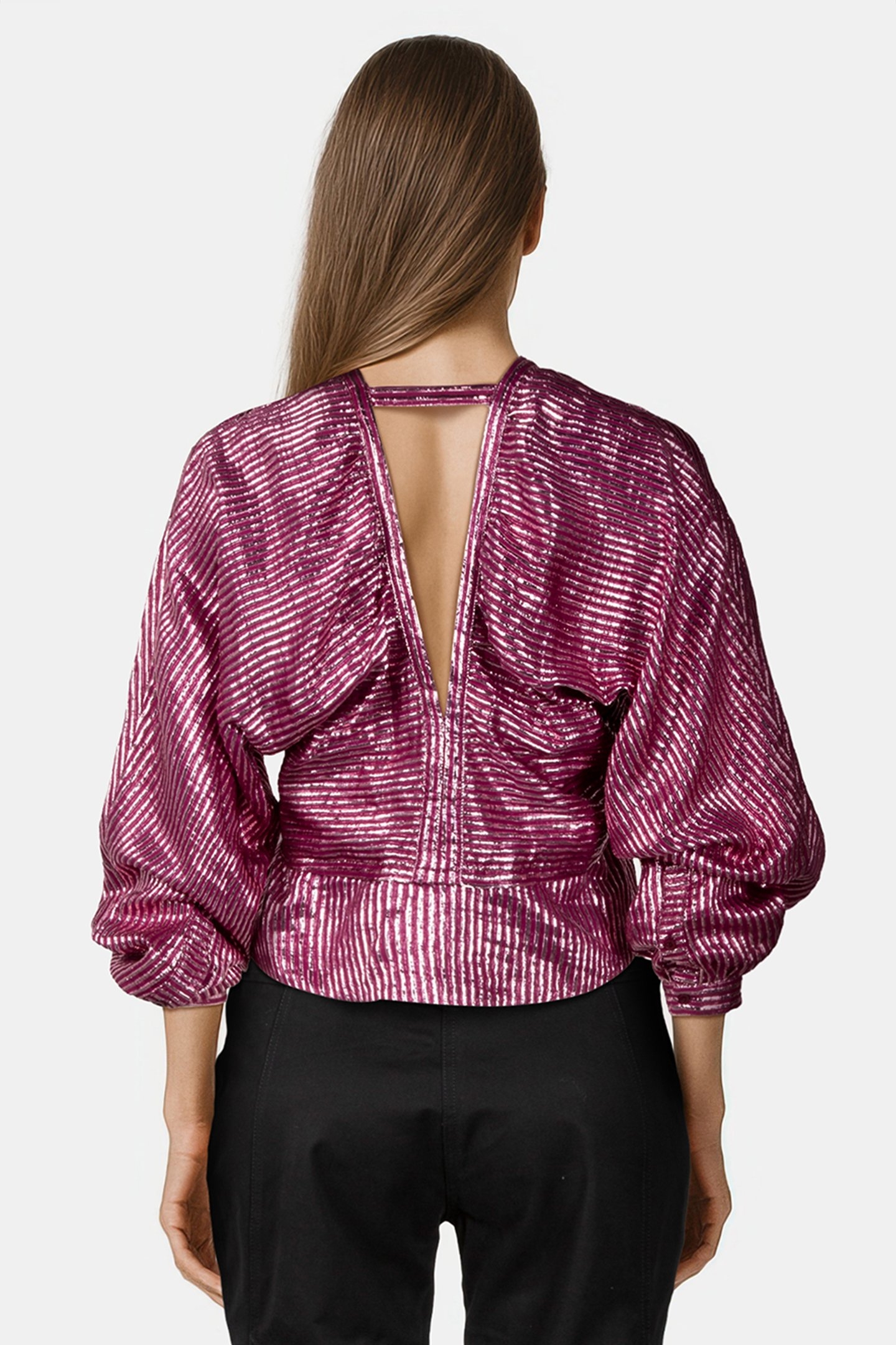 NAYATI TOP BLUSH LUREX 2