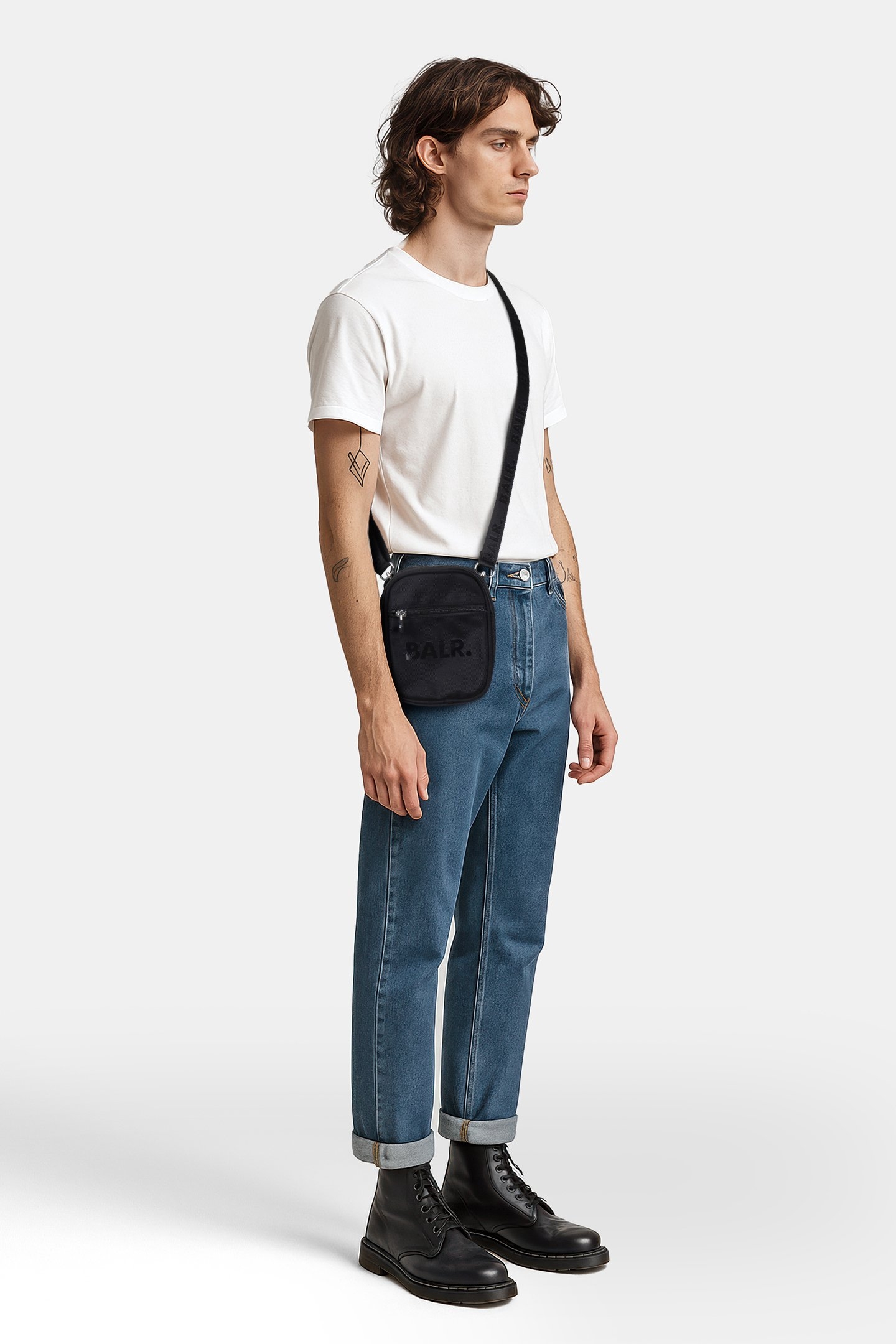 UNISEX B-SERIES CROSS BODY BAG JET BLACK/JET BLACK 1