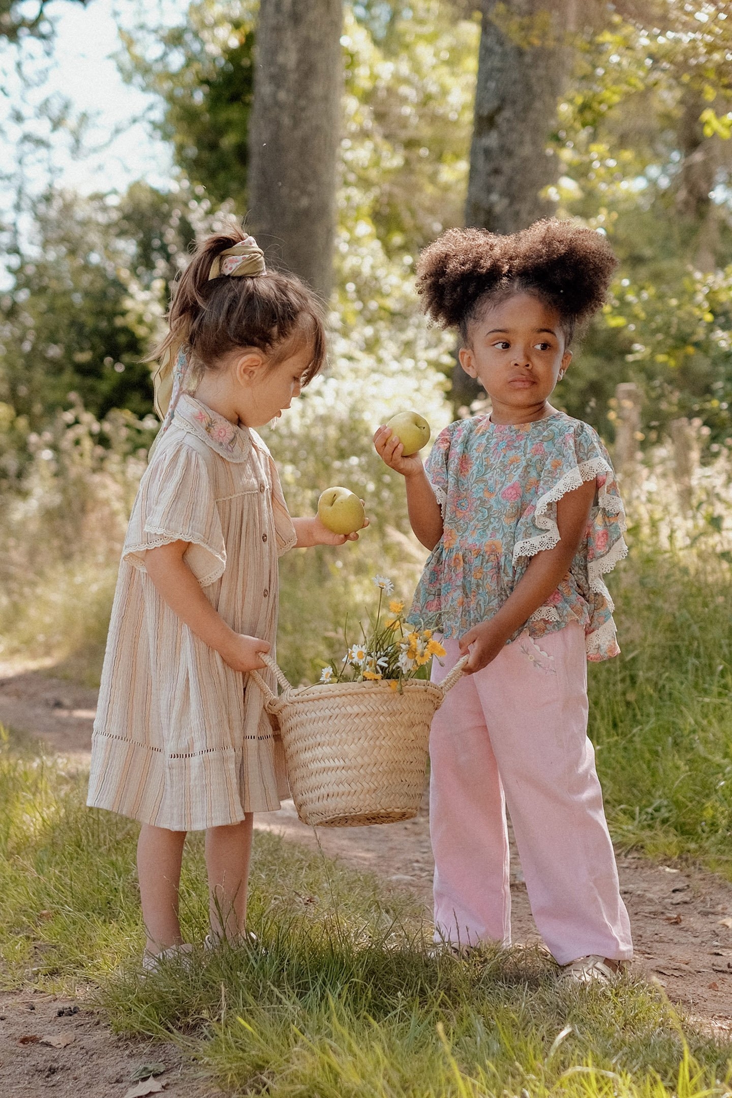 BLOUSE INES WATER RIVER FLOWERS 4