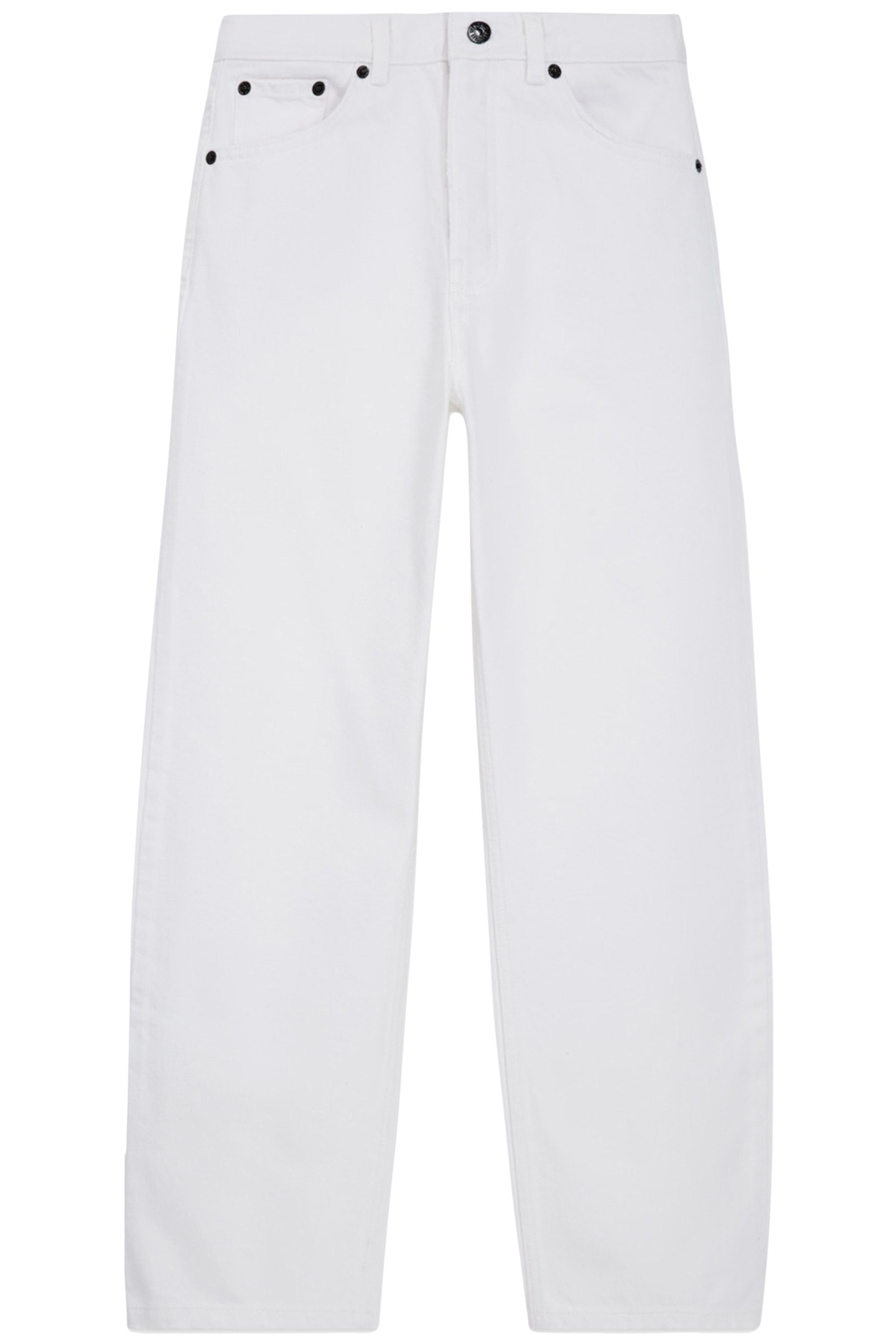 WHITE STRAIGHT JEANS WHITE 3
