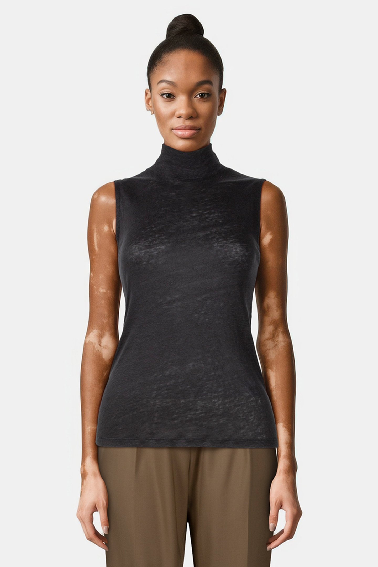 GALET TANK TOP BLACK 1