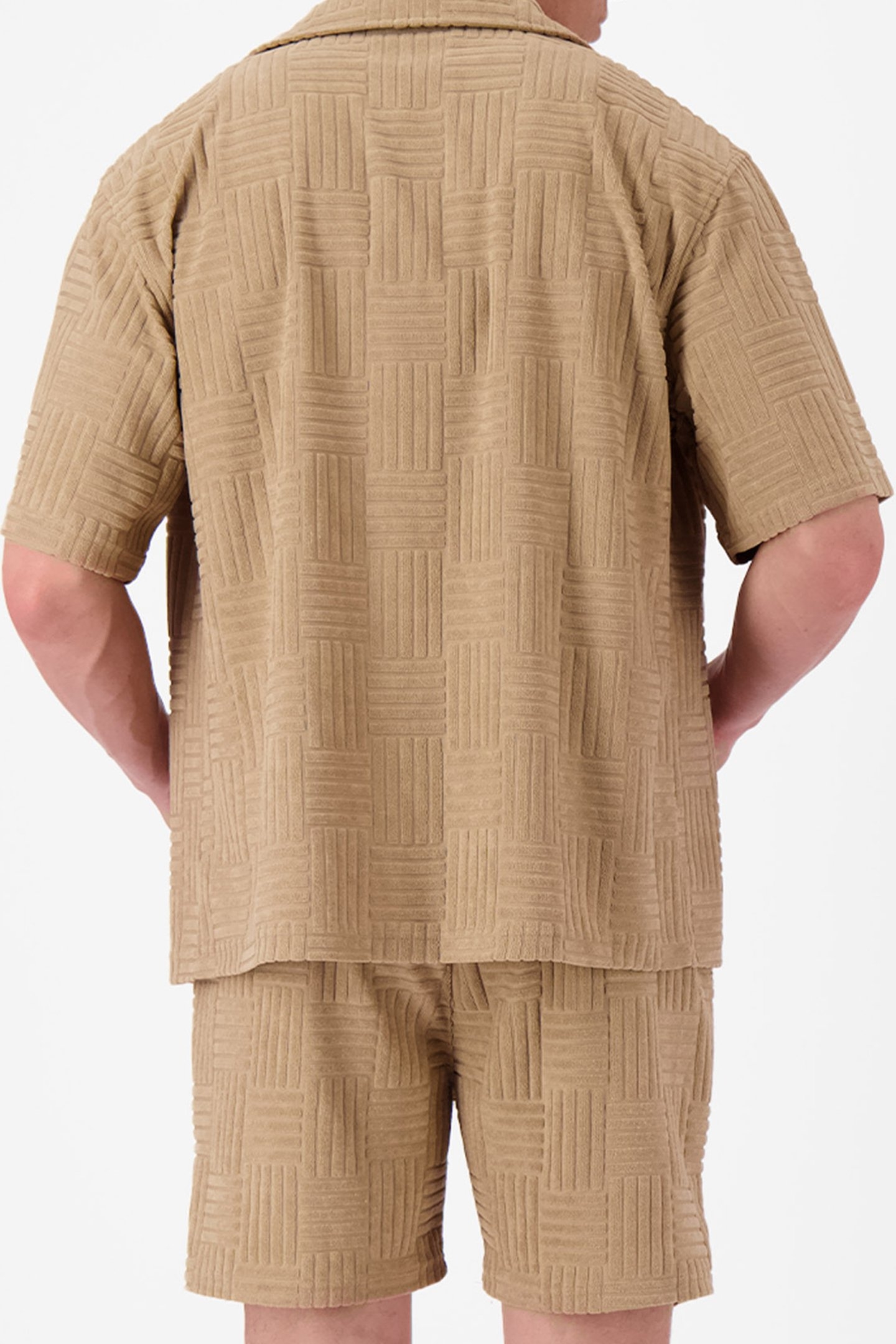 TERRY RESORT SHIRT BROWN 2