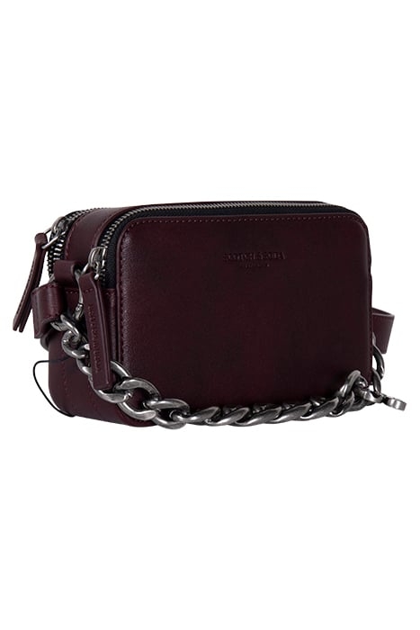 WOMEN SMALL REPORTER BAG BORDEAUX 4