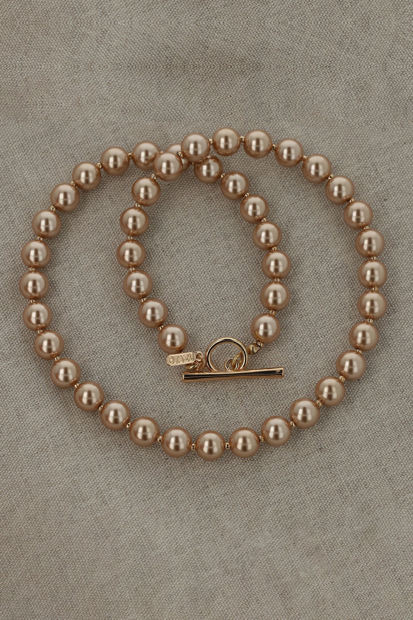 ESTATE PEARL NECKLACE GOLD 2