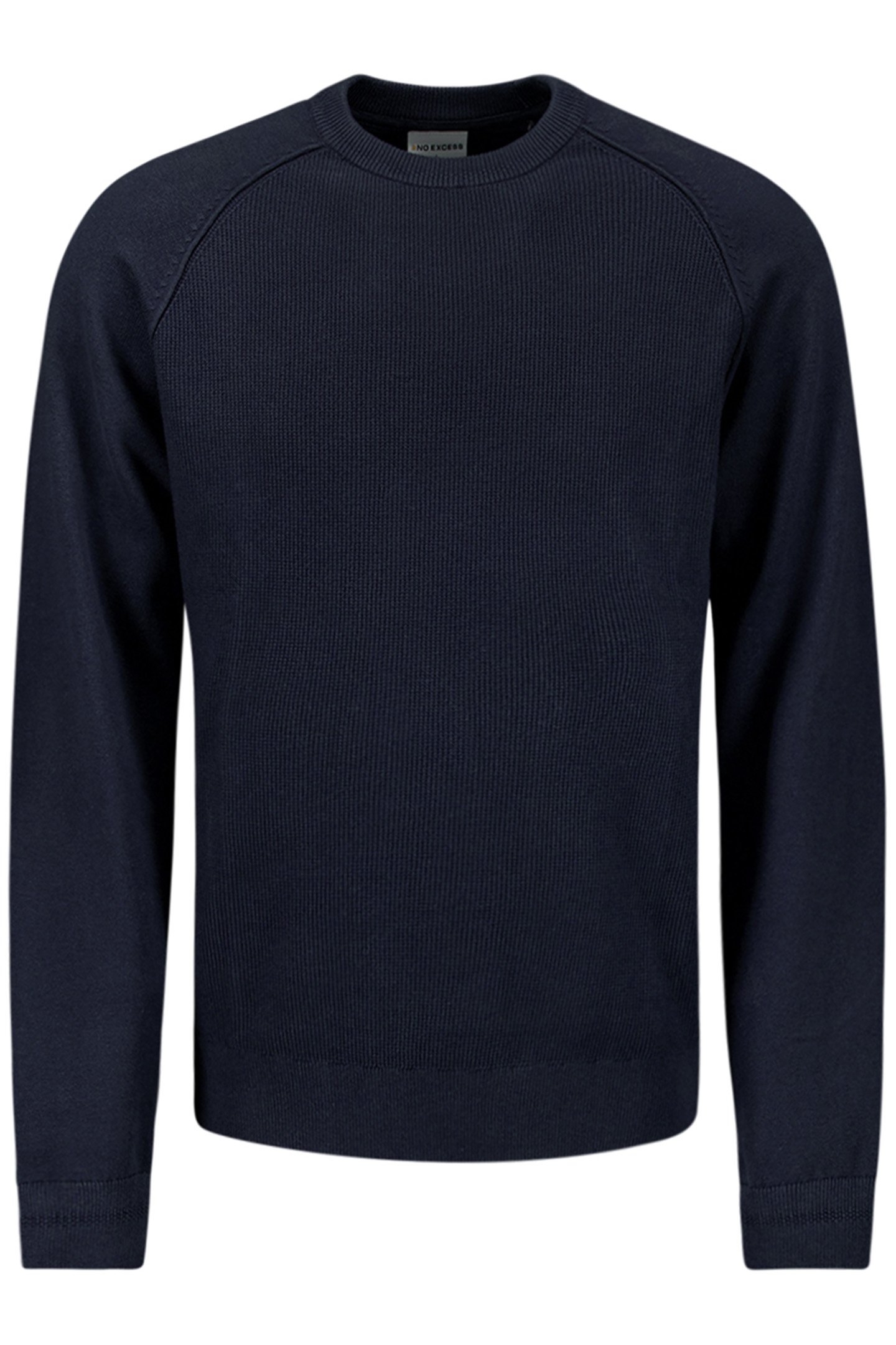 PULLOVER CREWNECK SOLID RELIEF KNIT BLUEBERRY 4