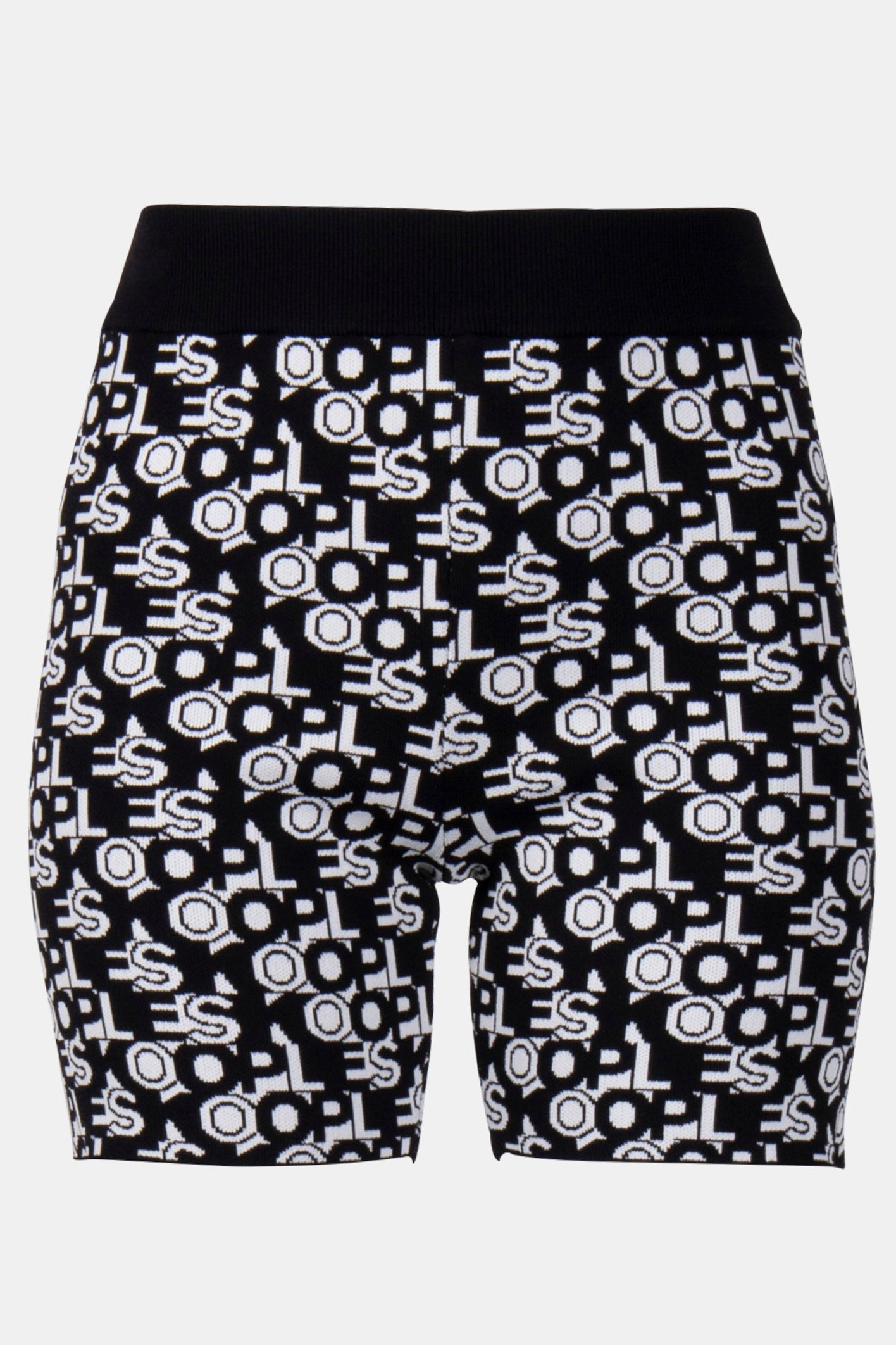 SHORT CYCLISTE ALL OVER BLACK WHITE 3