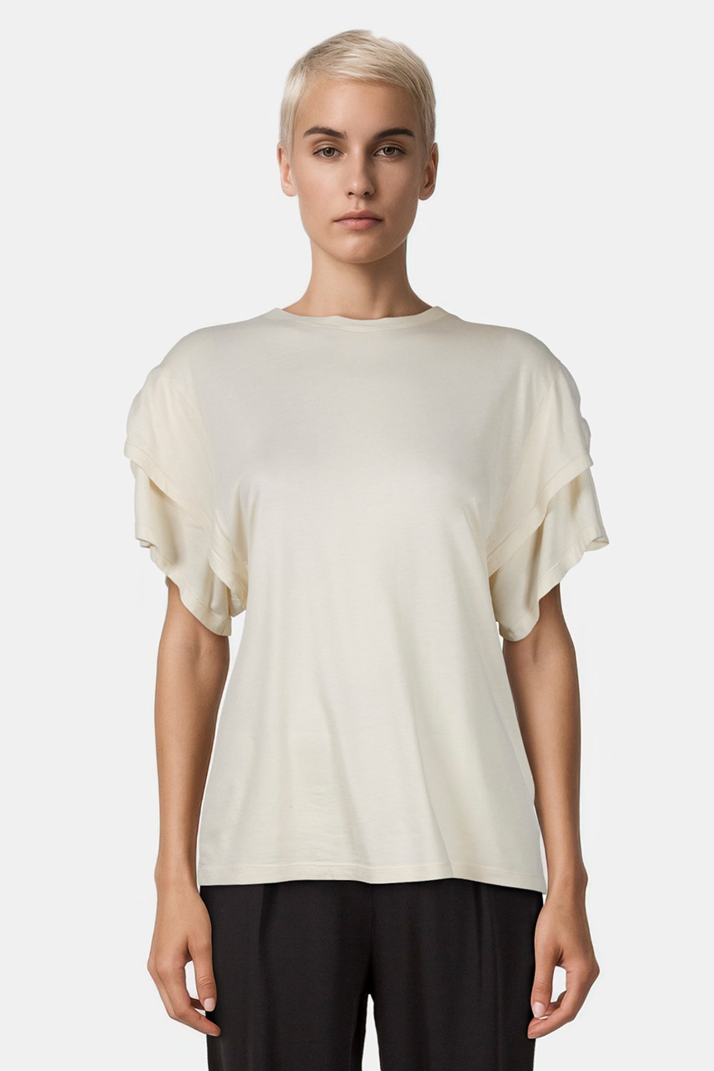 FREDINE T-SHIRT PEARLY WHITE 1