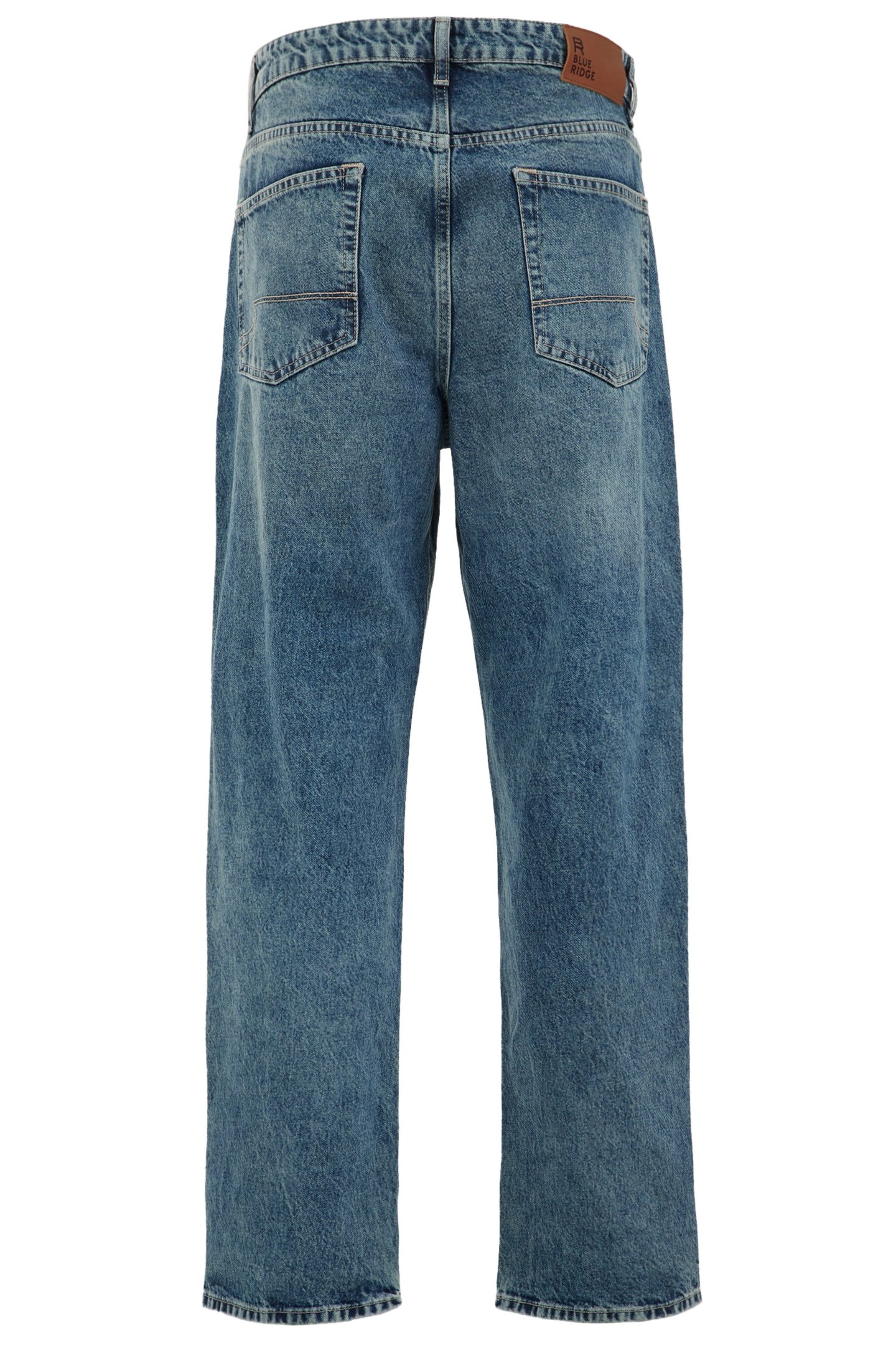 5-POCKET MID WAIST DARK BLUE 5