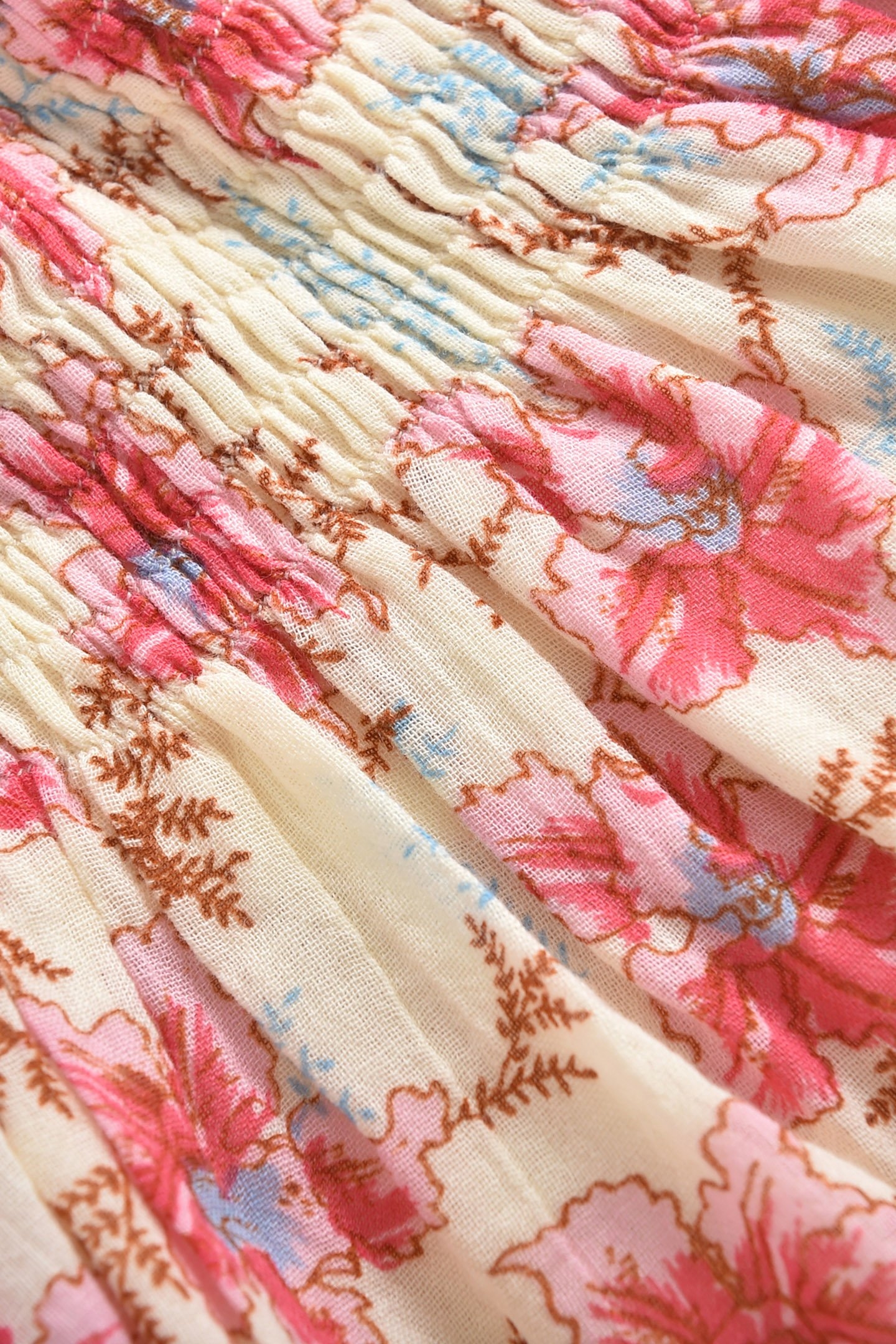 DRESS MARCELINE RASPBERRY FLOWERS 6