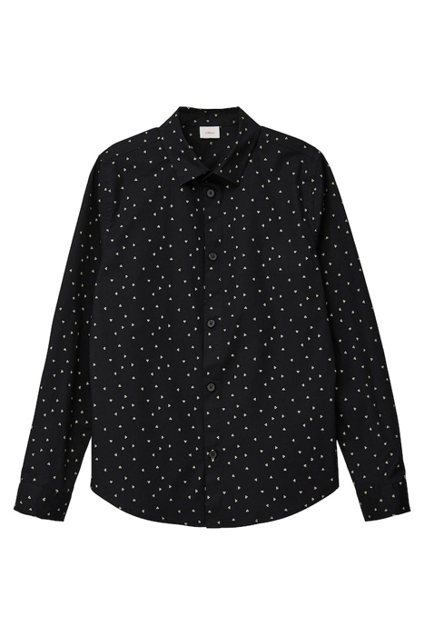 S.OLIVER JUNIOR SHIRTS GREY/BLACK 1