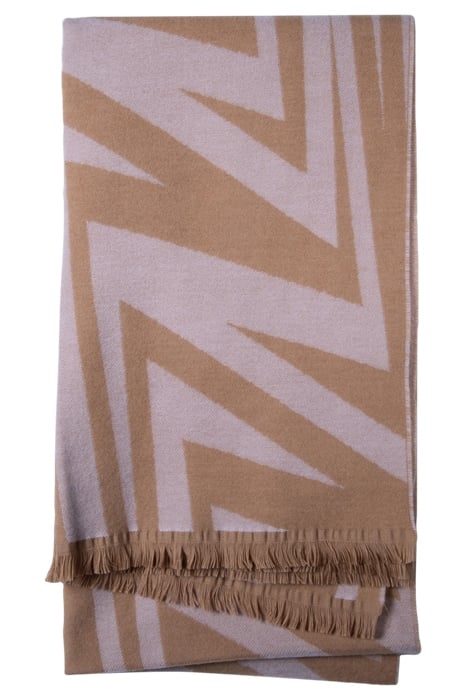 BOO SCARF CAMEL/CREAM 2