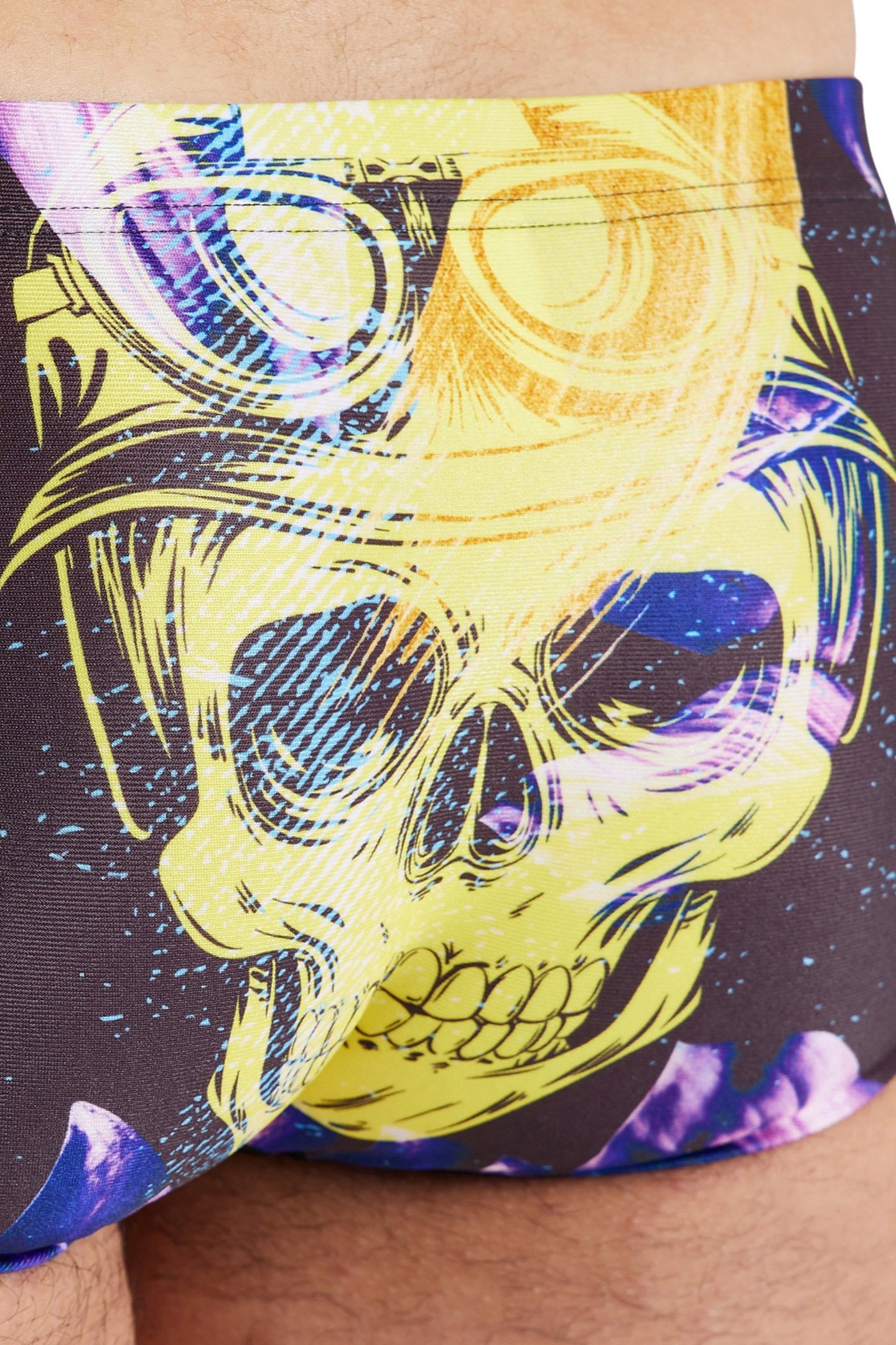 MEN'S CRAZY ARENA SWIM LOW WAIST SHORT P BLACK MULTI 7