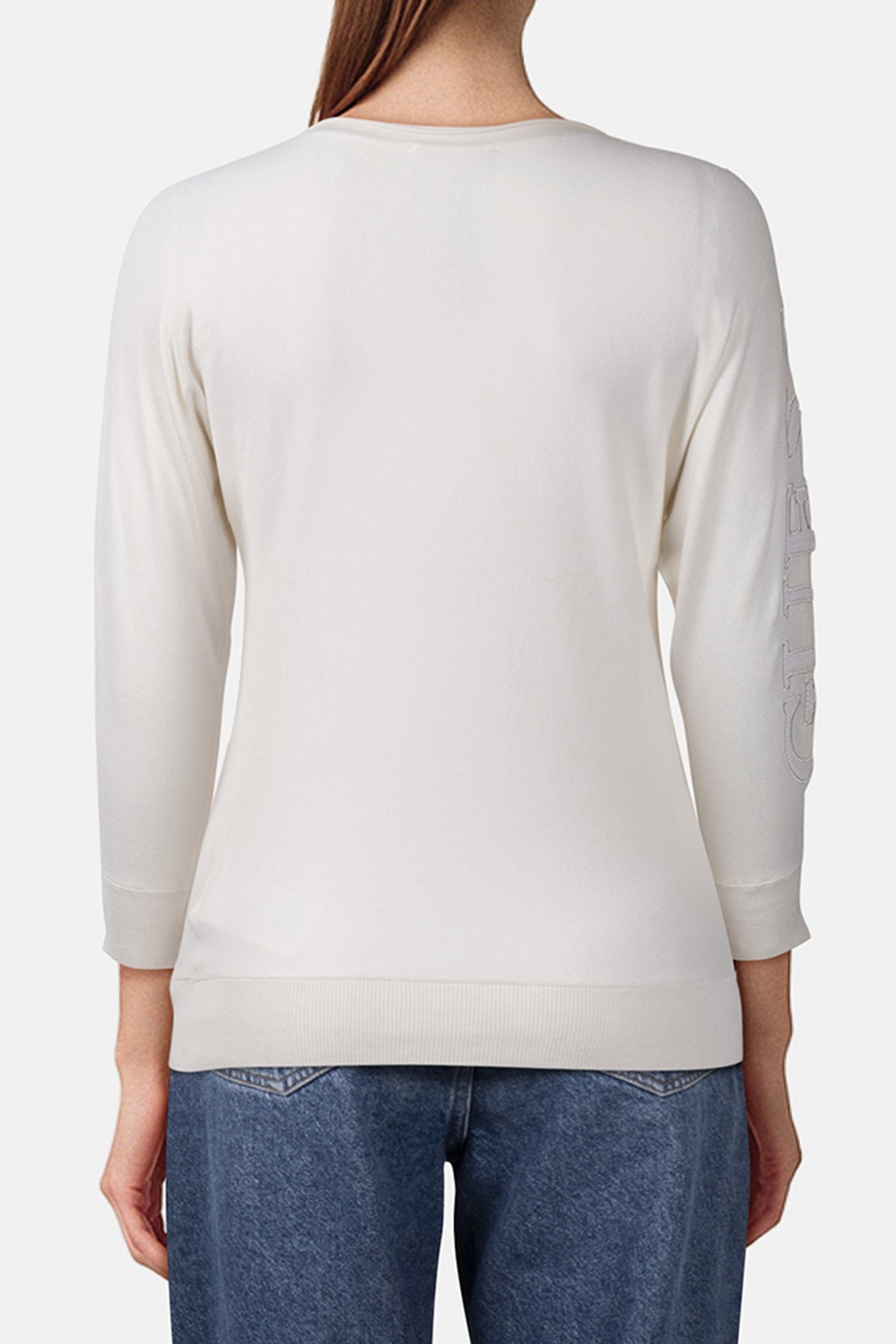 MAEVE LOGO BAT SLEEV CREAM WHITE 2