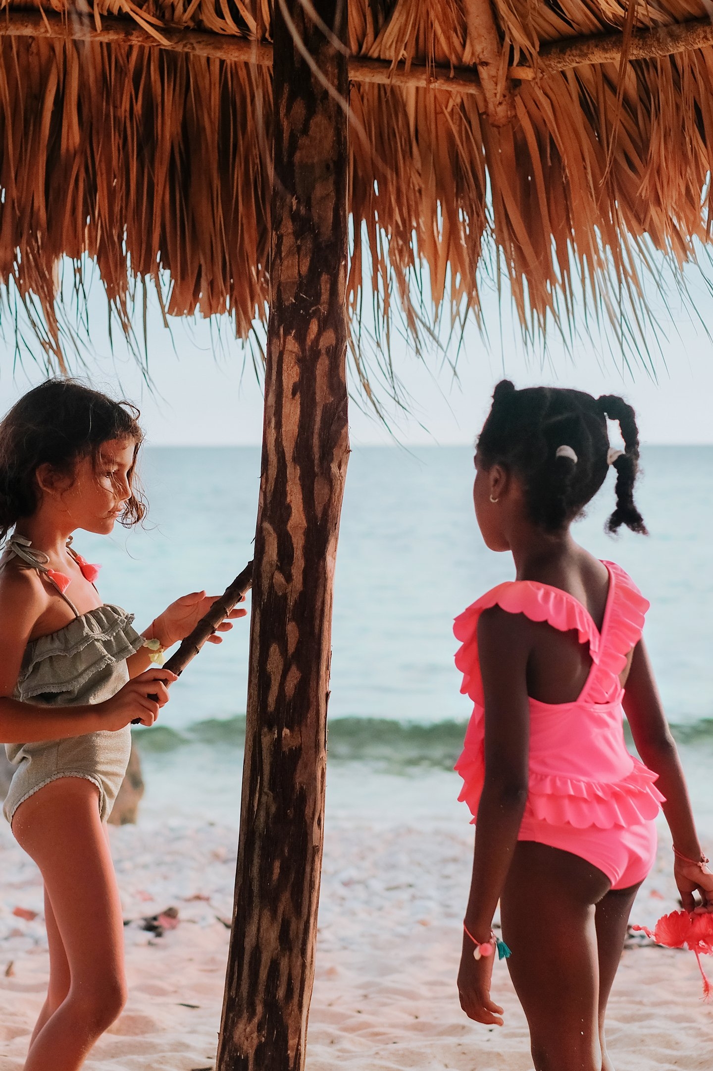 BATHING SUIT BERMUDE FLUO PINK 5