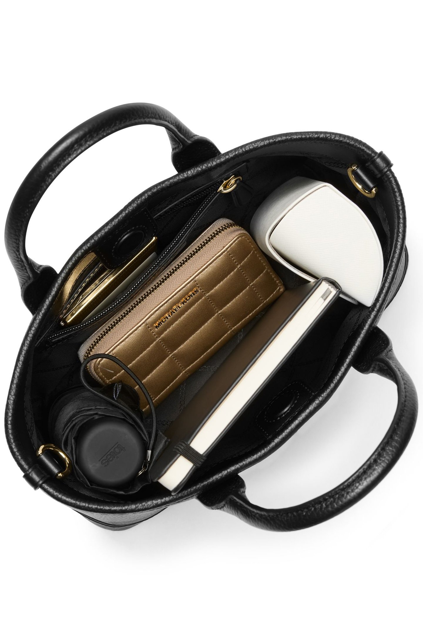 SATCHEL BAG IN BLACK WITH LOGO STRAP 5