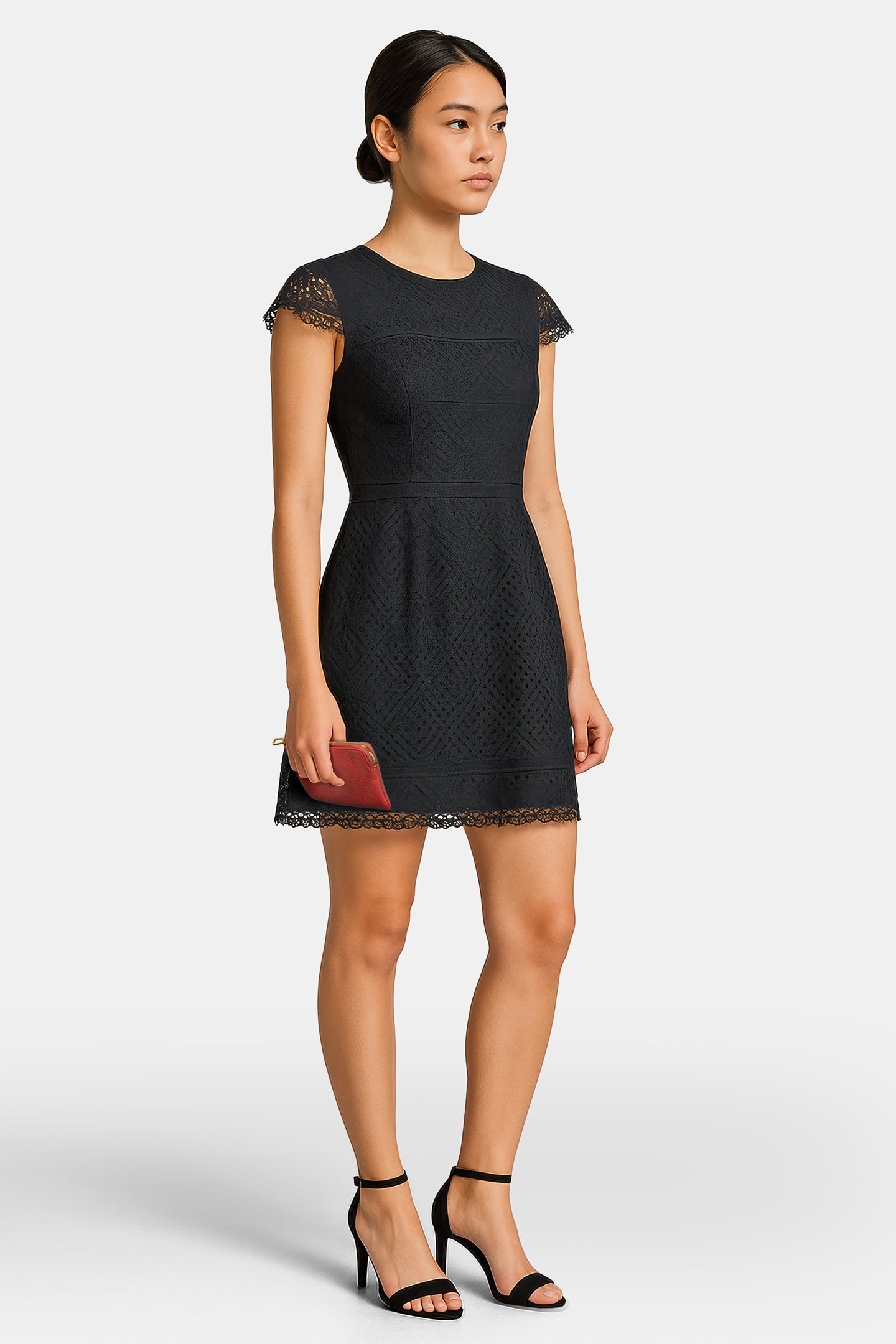 GRAINED LEATHER ENVELOPE BAG 1