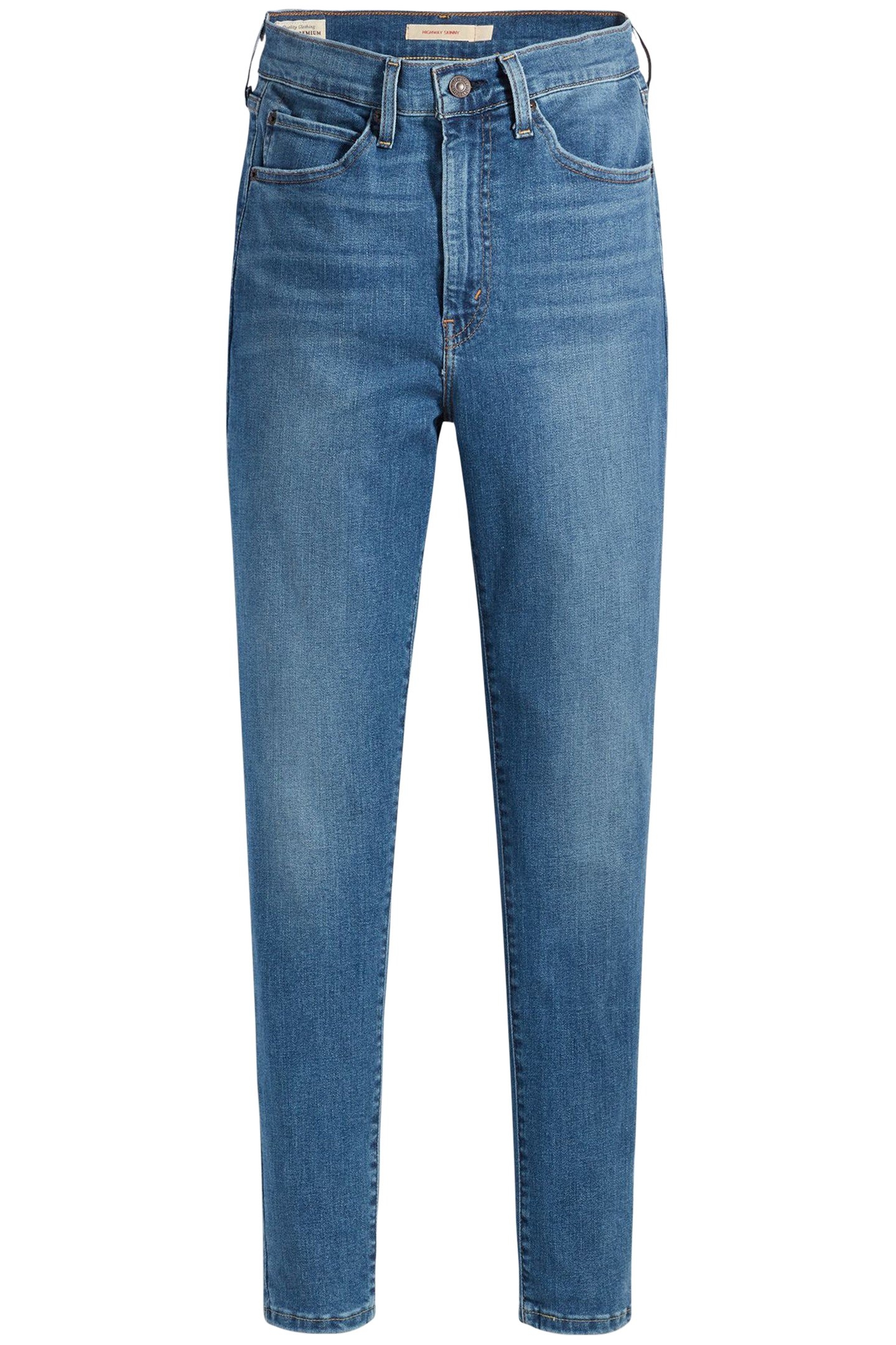 RETRO HIGH SKINNY JEANS MED INDIGO 3