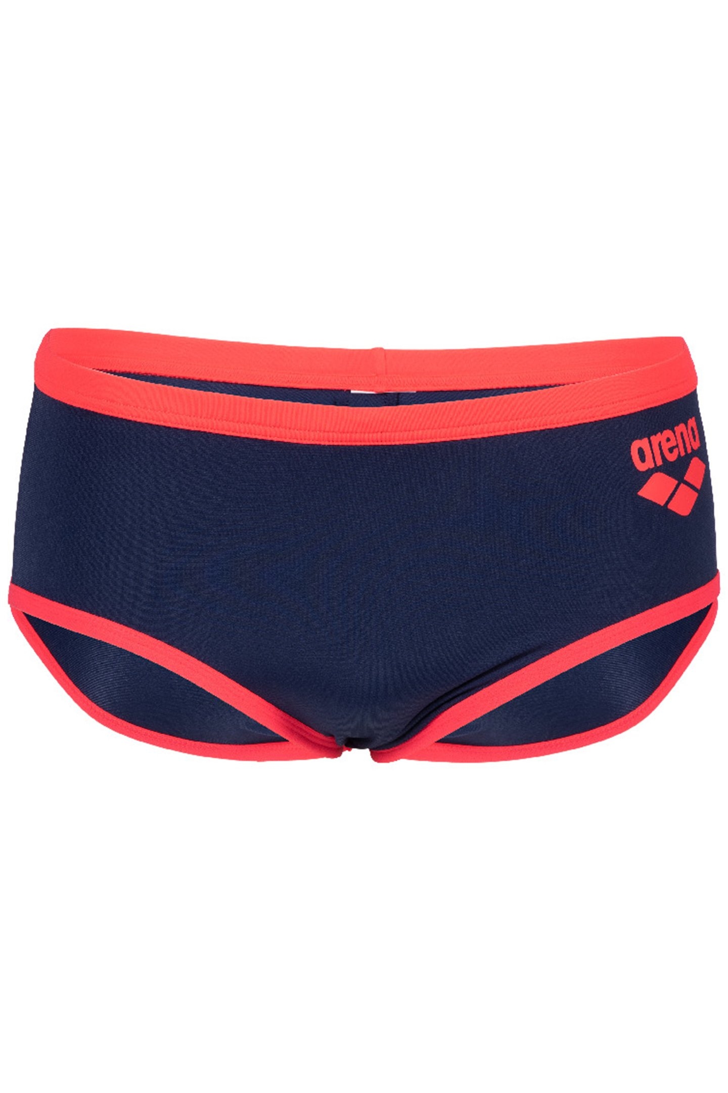 MEN'S ARENA ONE 12CM SWIM BRIEFS BIG LOG NAVY FLUO RED 4
