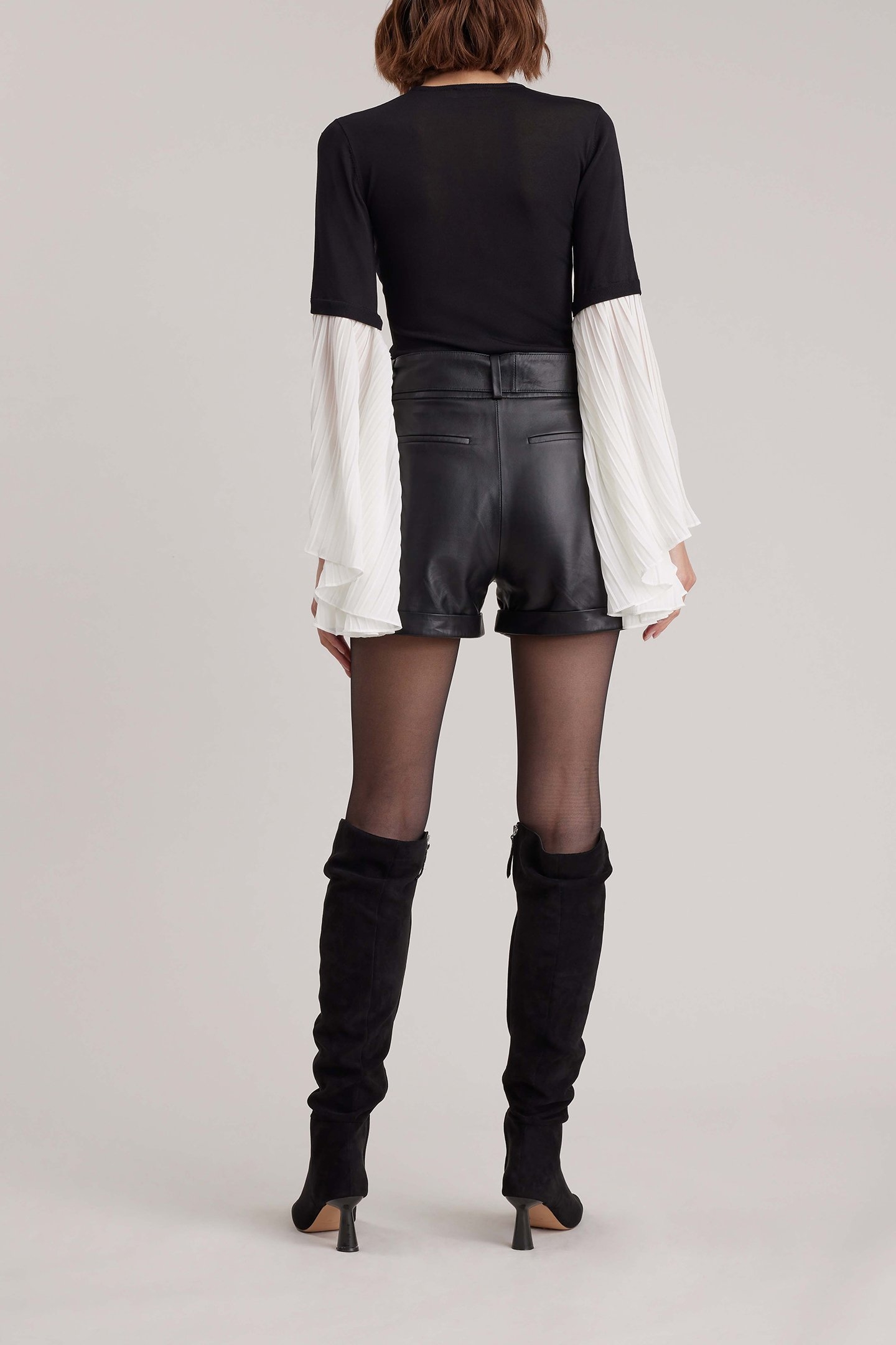 FADETTE PULLOVER BLACK/WHITE 2