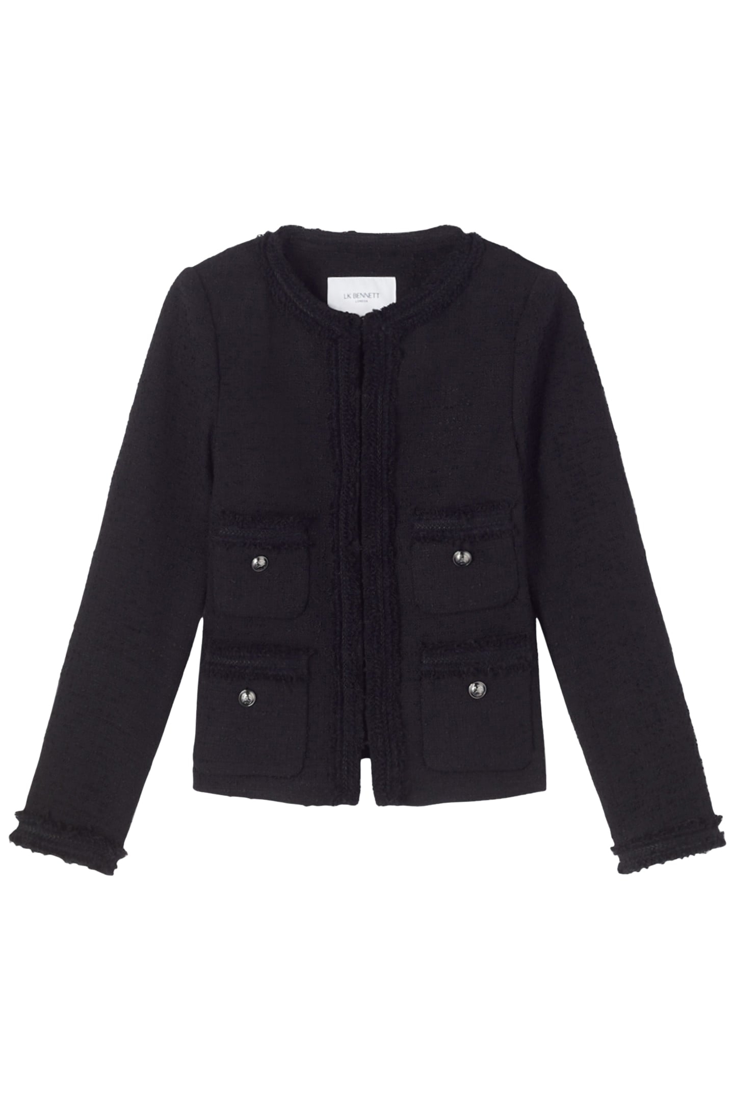 JK CHARLIE TWEED JACKET BLACK 4