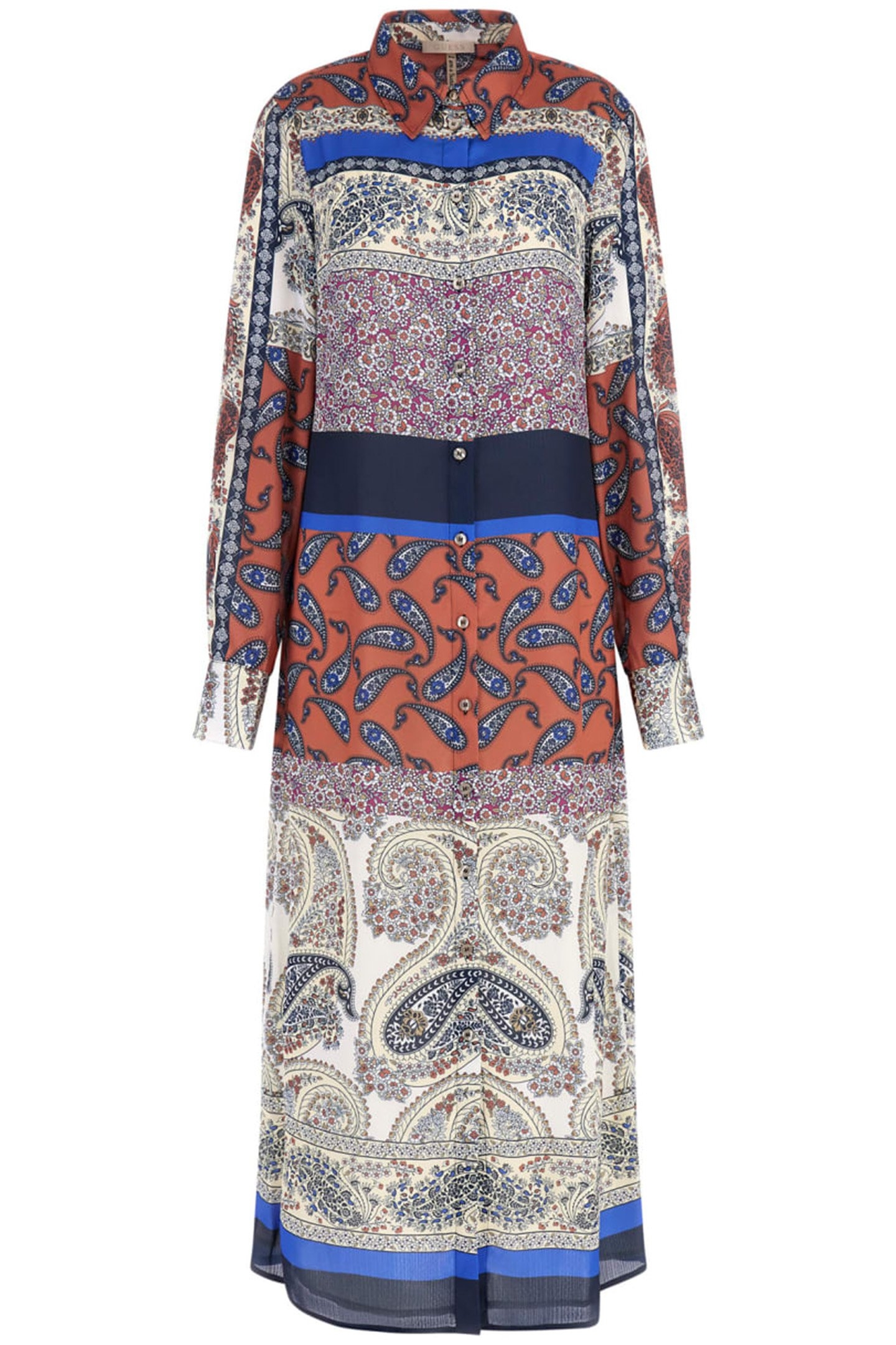 FLORIANE CHEMISIER D PATCHWORK PAISLEY BR 1