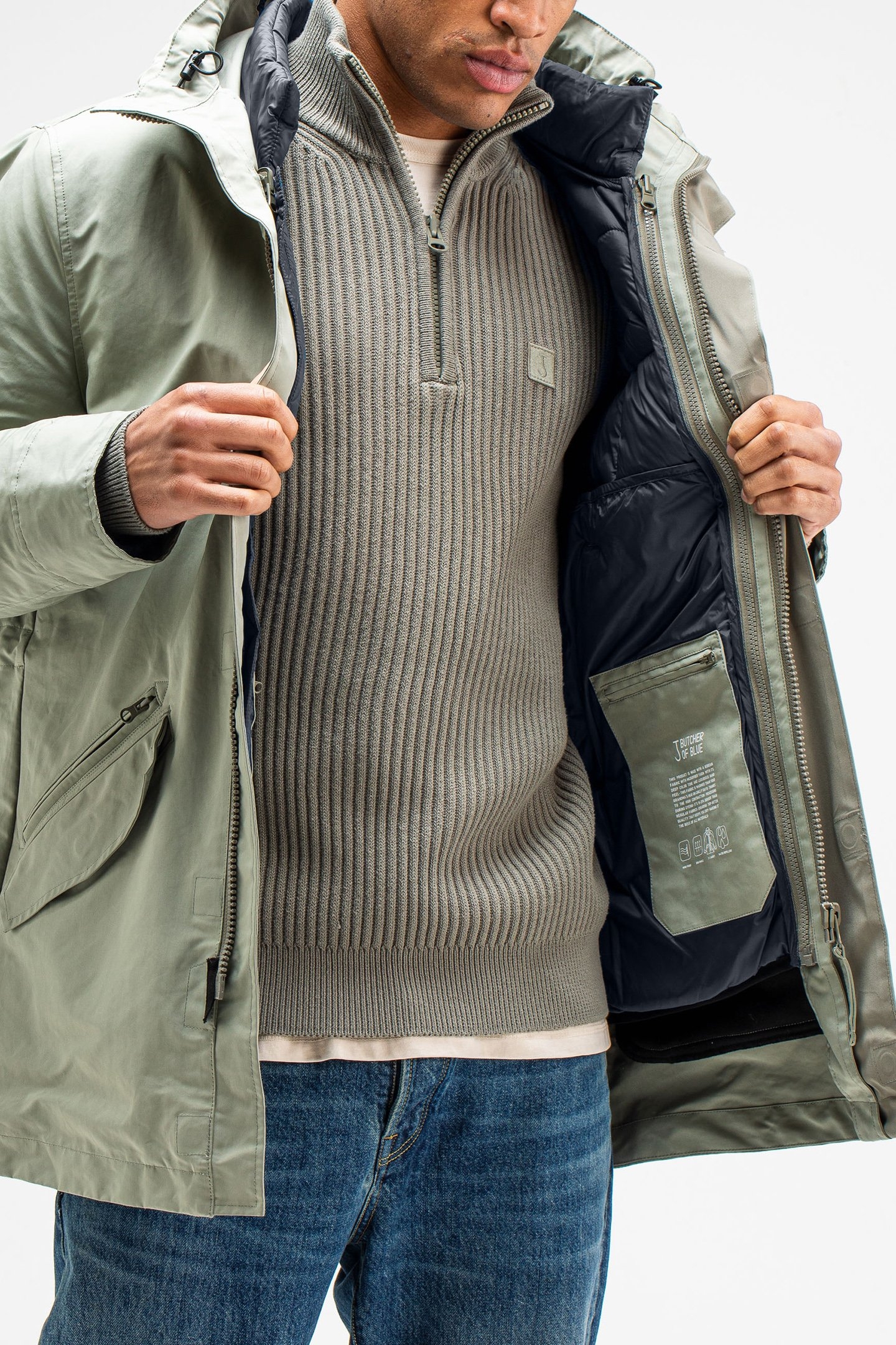 GALENA MK.2 3IN1 JACKET GRANITE GREEN 5