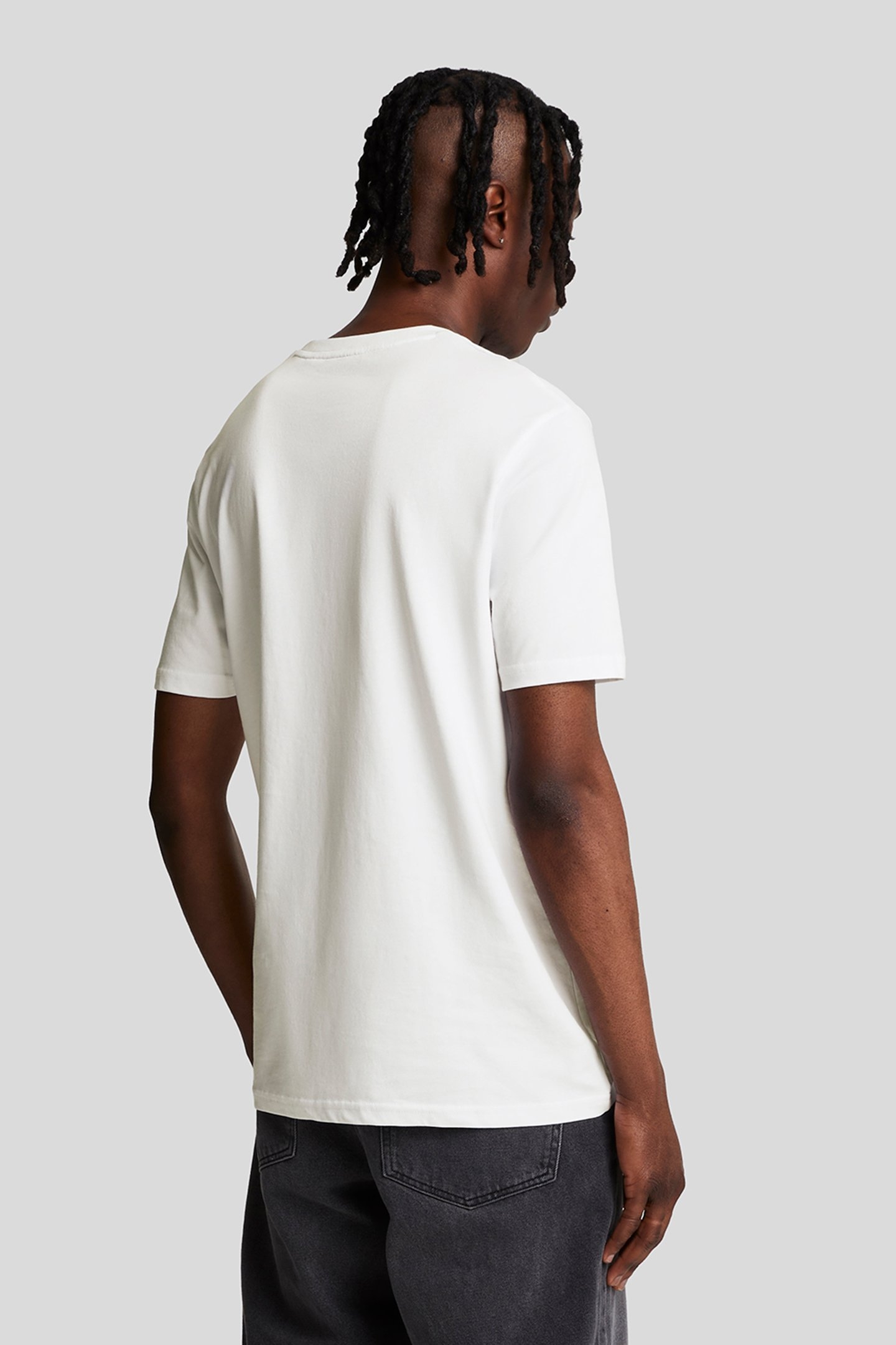 EMBROIDERED T-SHIRT WHITE/JET BLACK 2