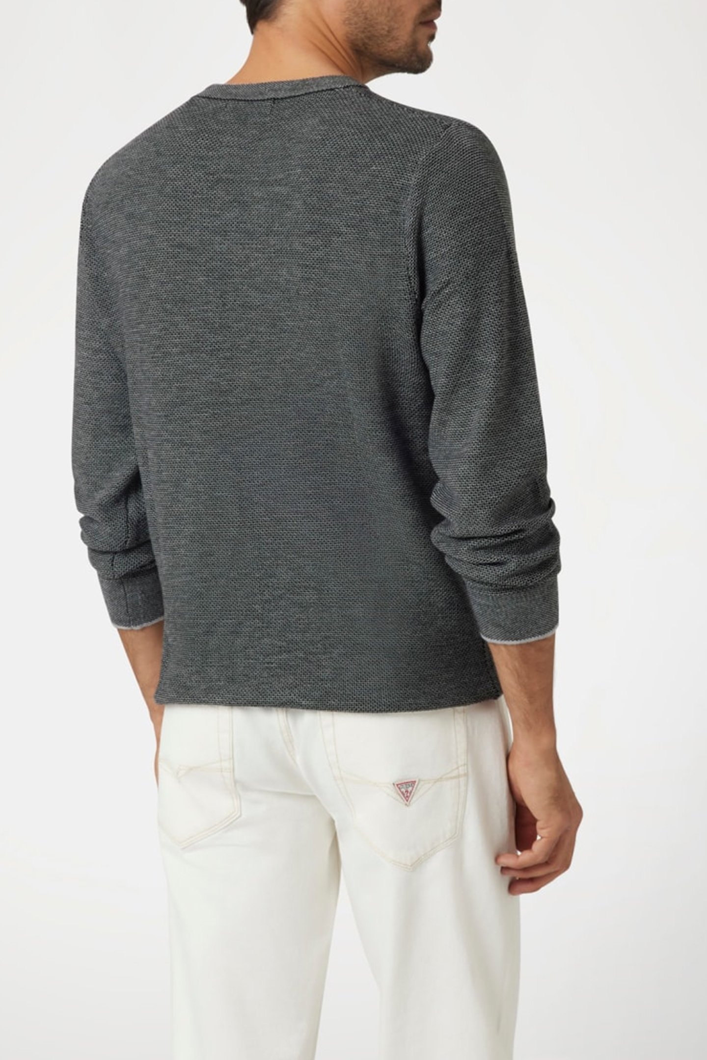 EARLE LS STITCHED CN JBLK MARBLE HEATHER 2