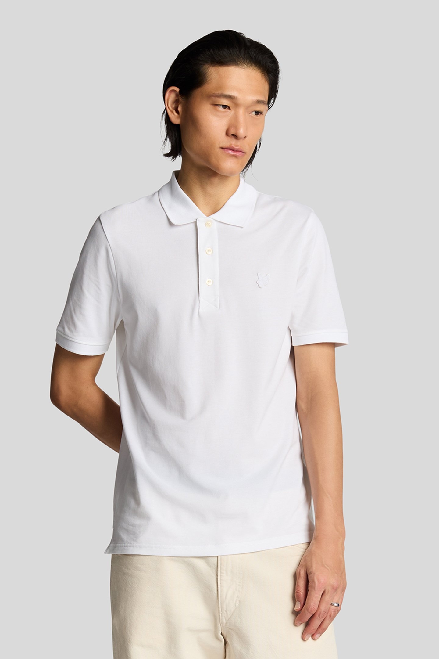 SUPERFINE POLO SHIRT WHITE 1