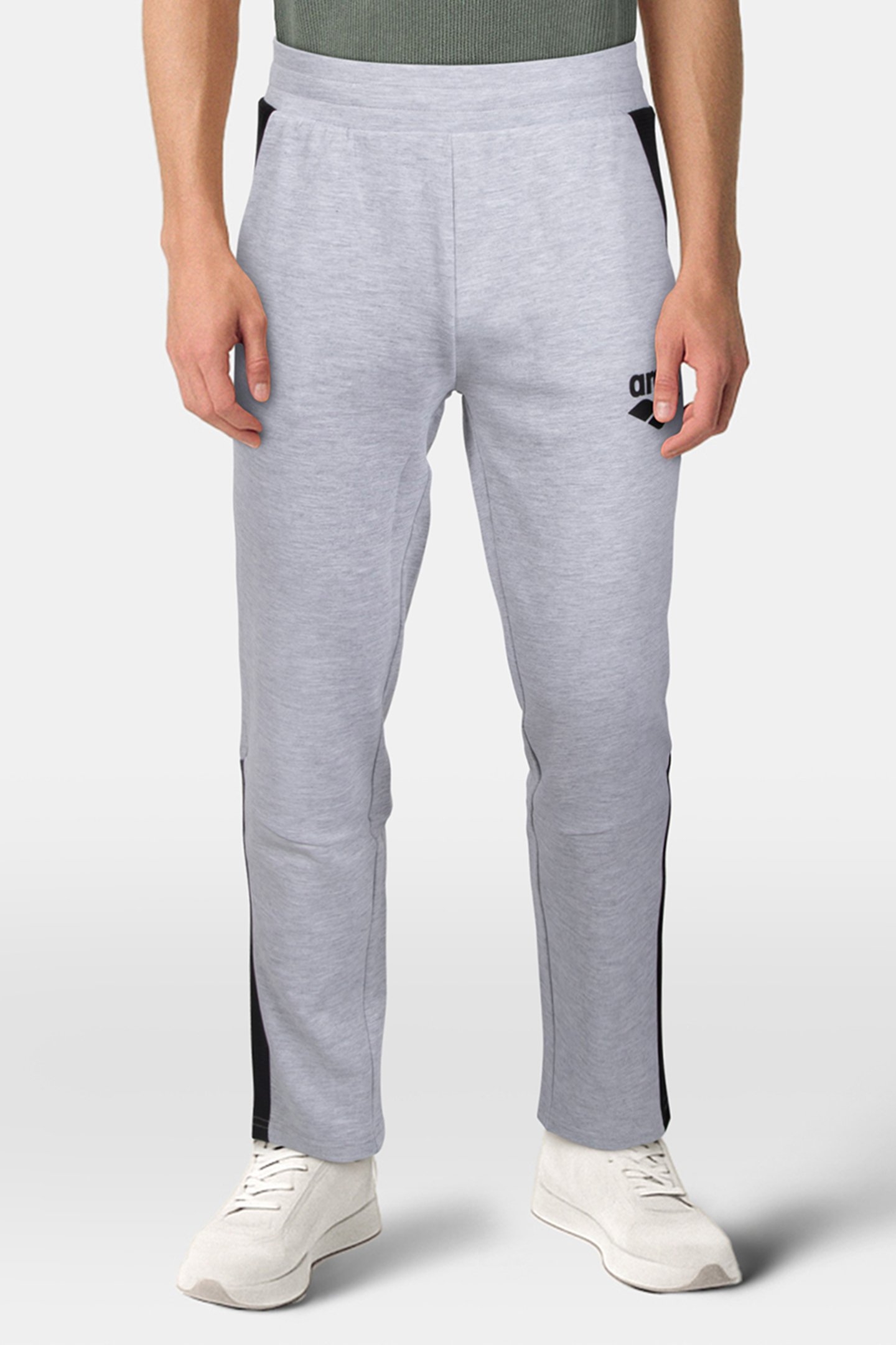 MAN PANTS LIGHT GREY MELANGE 1