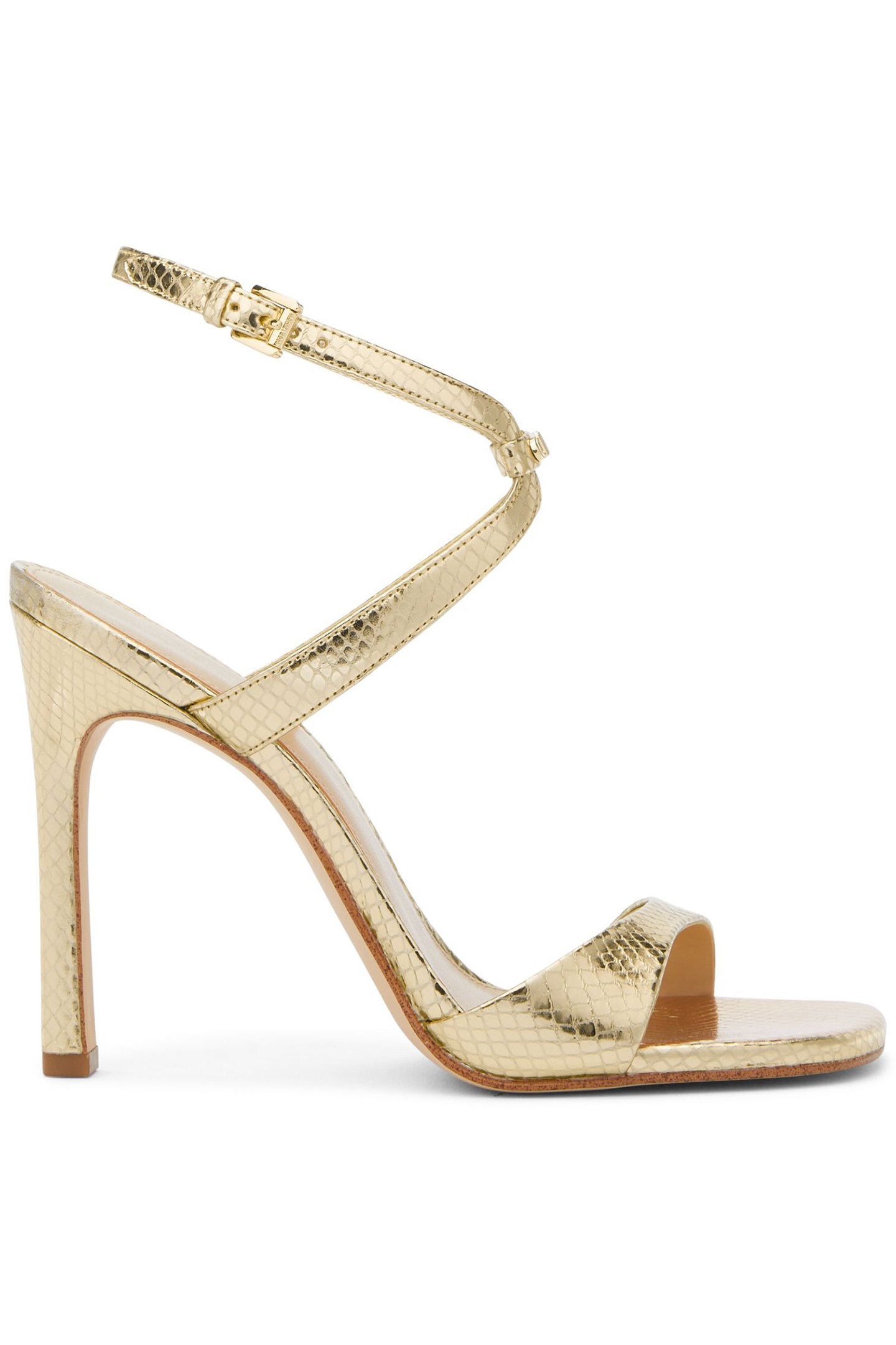 AMARA HIGH HEELED SANDAL PALE GOLD 1