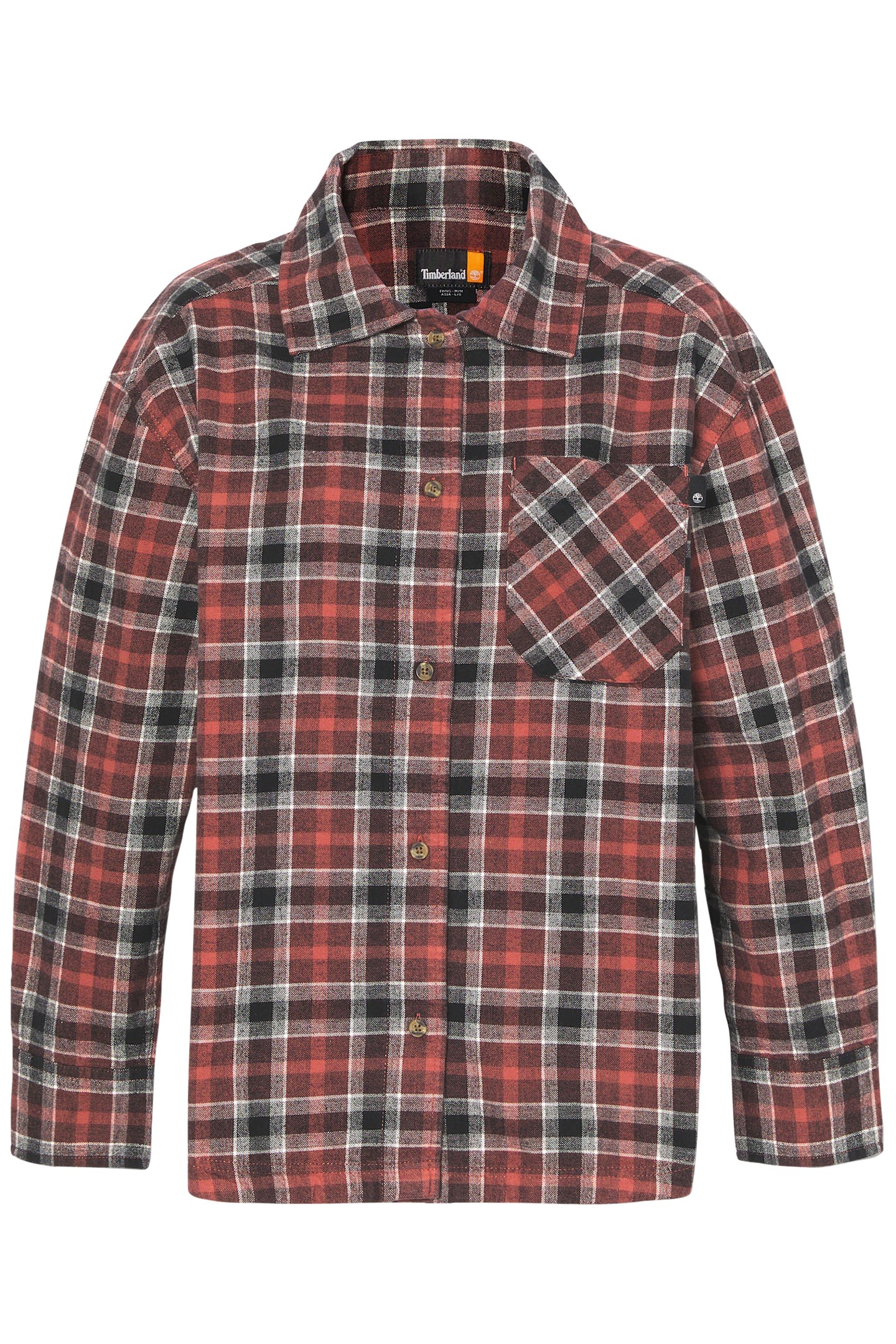 PLAID FLANNEL OVERSHIRT APPLE BUTTER 4