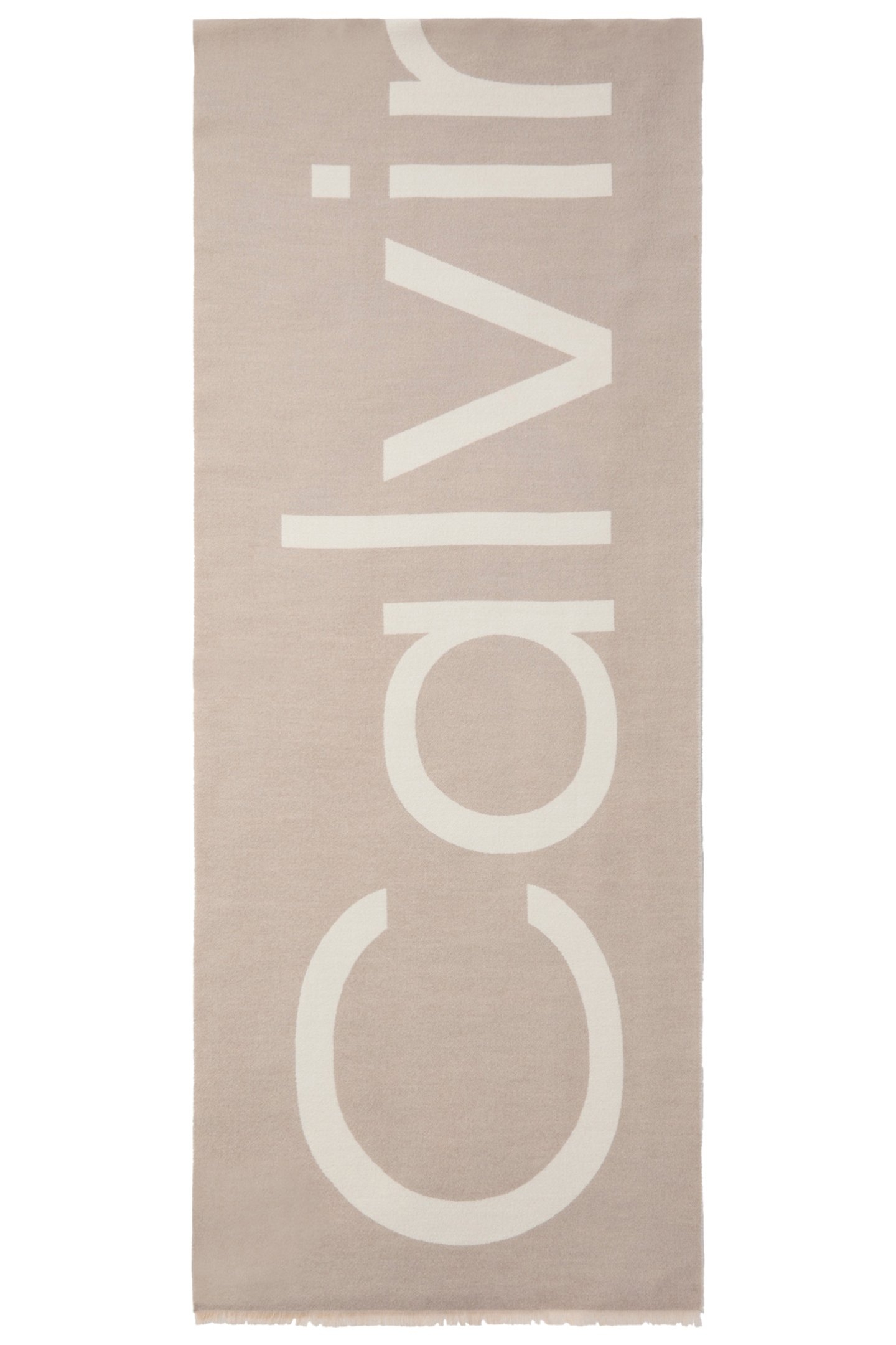 BOLD LOGO 2 TONE SCARF CHATEAU GRAY 1