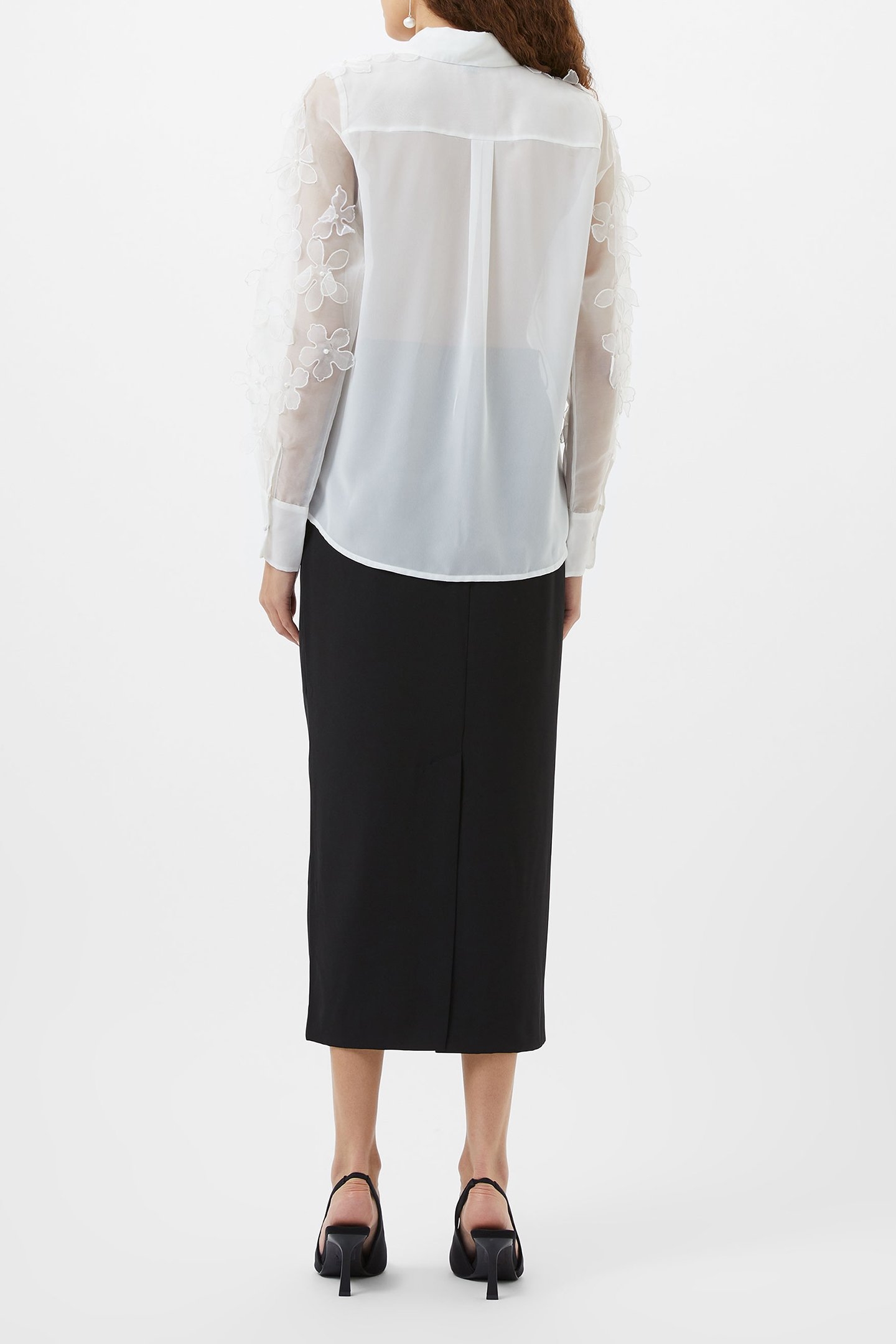 CAMDEN 3D FLORAL SHIRT SUMMER WHITE 2