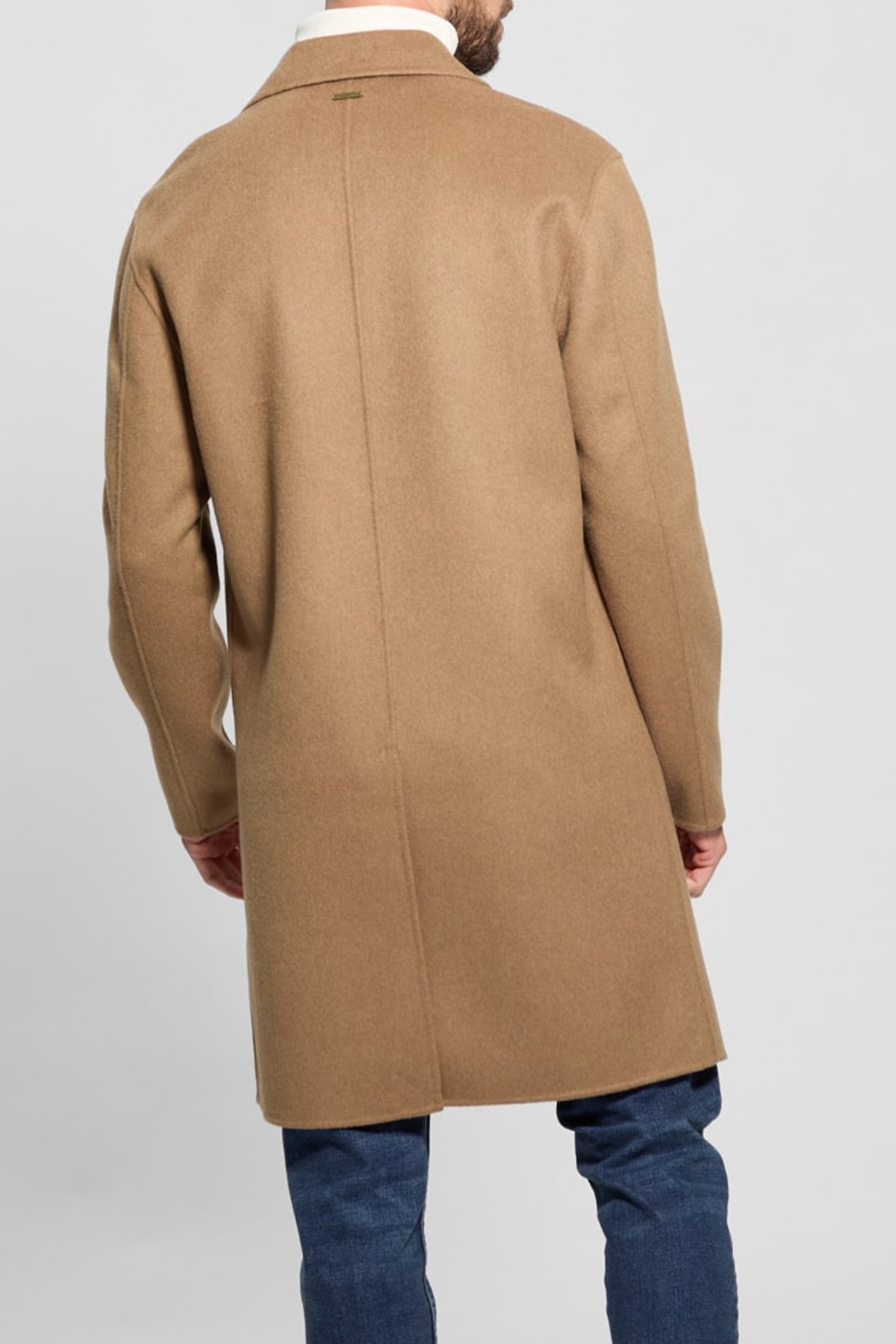 DOUBLE BREASTED COAT COCONUT LATTE 2