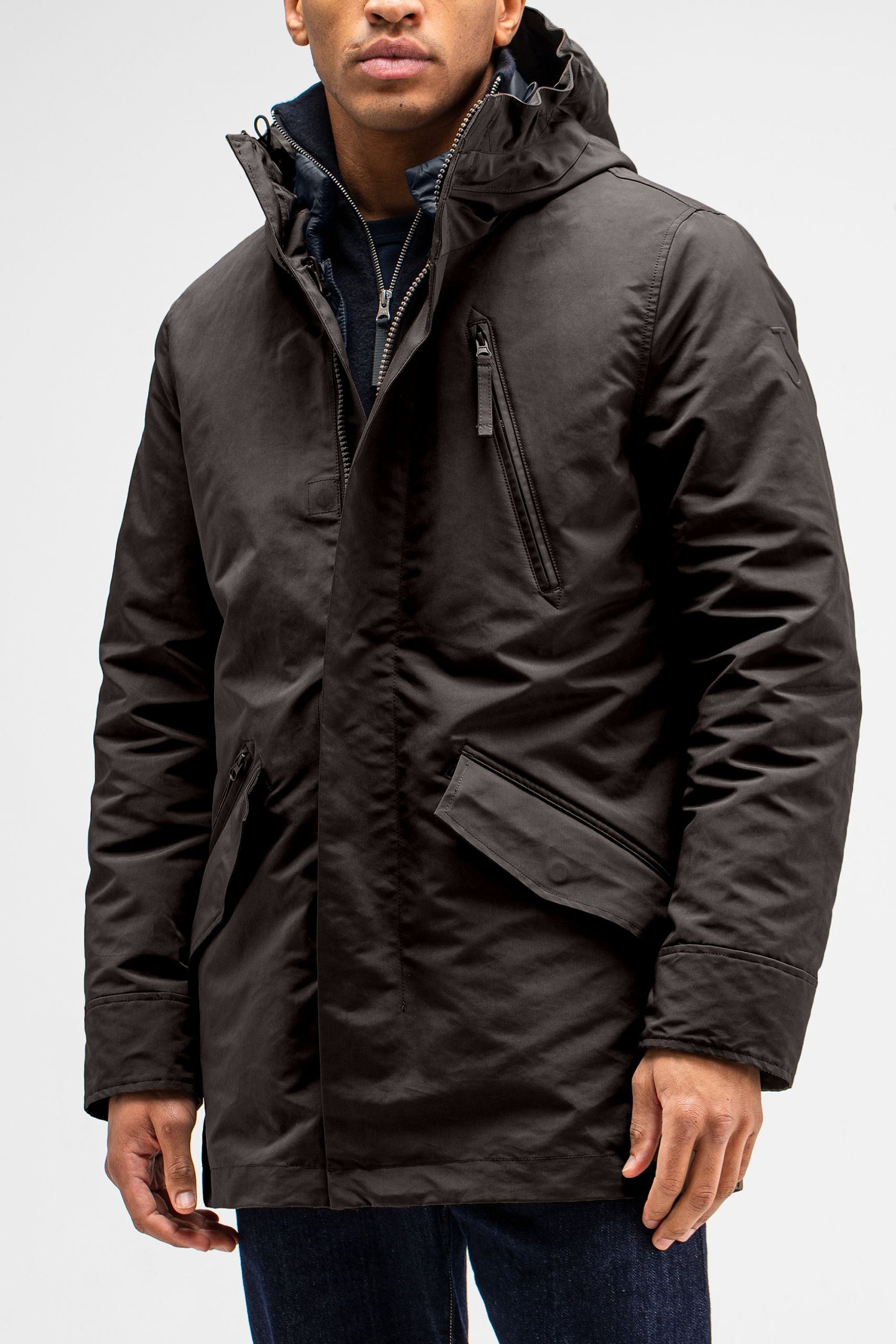 GALENA MK.2 3IN1 JACKET PEPPER BROWN 1