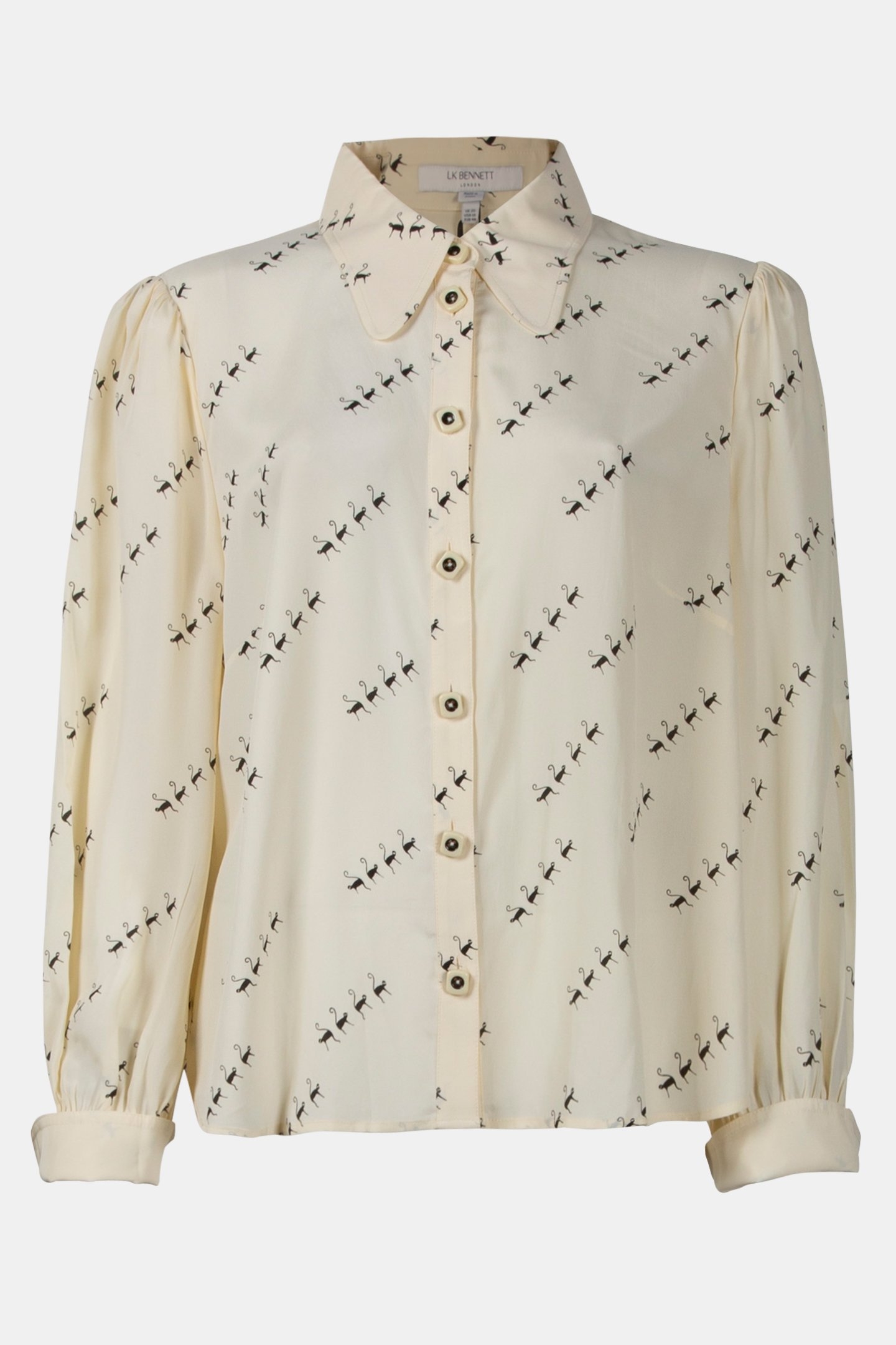 TW SONYA MONKEY BLOUSE BLACK 3