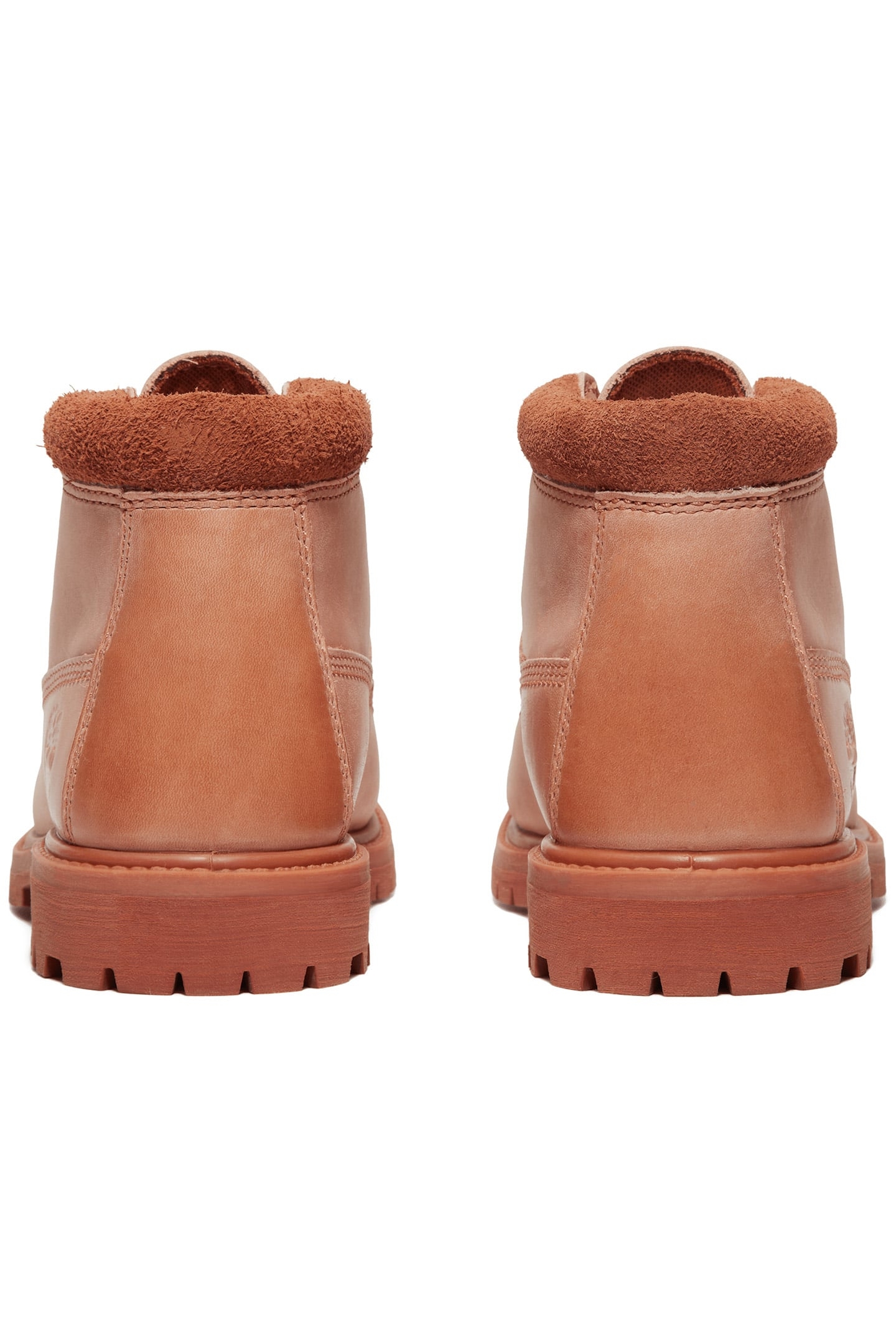 NELLIE MID LACE UP WATERPROOF CHUKKA BOOT LIGHT RED FULL GRA 3