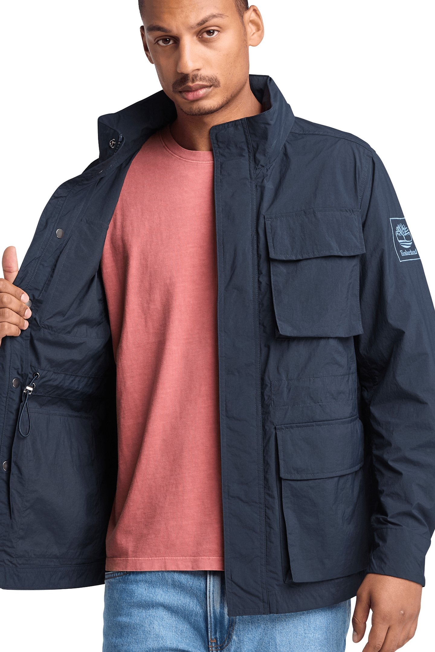 ABINGTON DURABLE WATER REPELLENT FIELD JACKET DARK SAPPHIRE 4