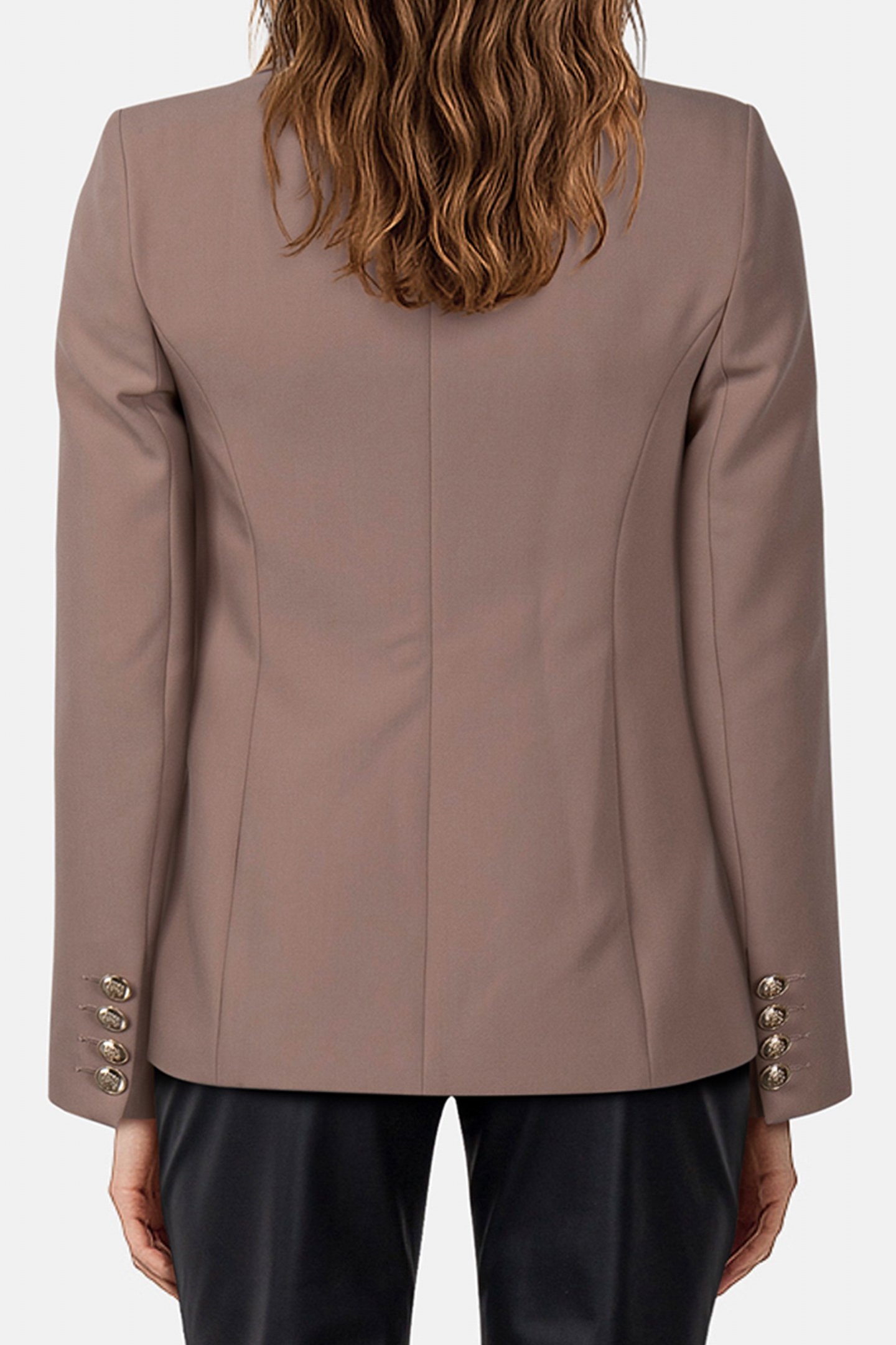 CELIA BLAZER SILK TAUPE 2