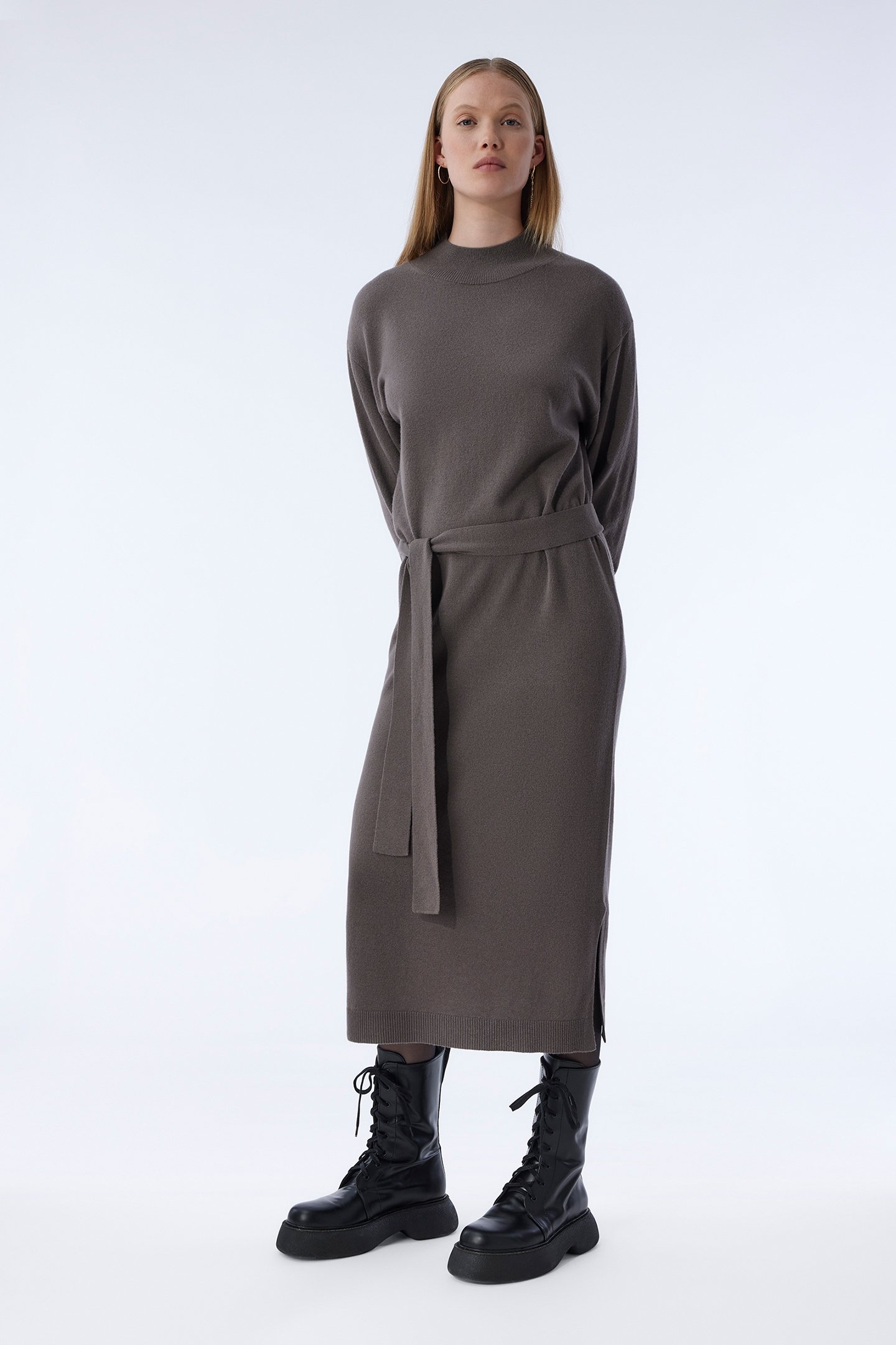 LINA DRESS TAUPE 5
