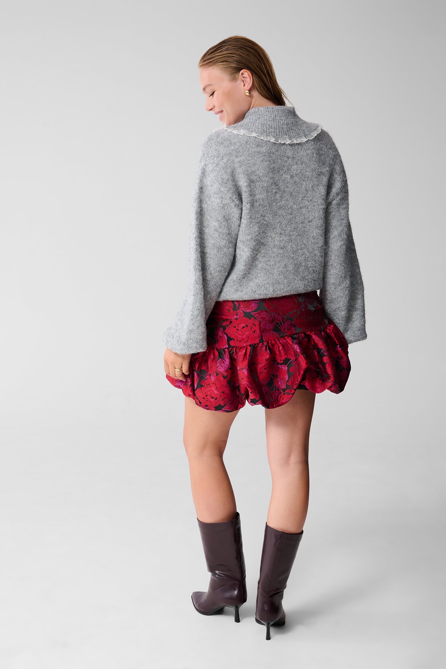 LA-SBROSES JACQUARD SKIRT VARIOUS 2