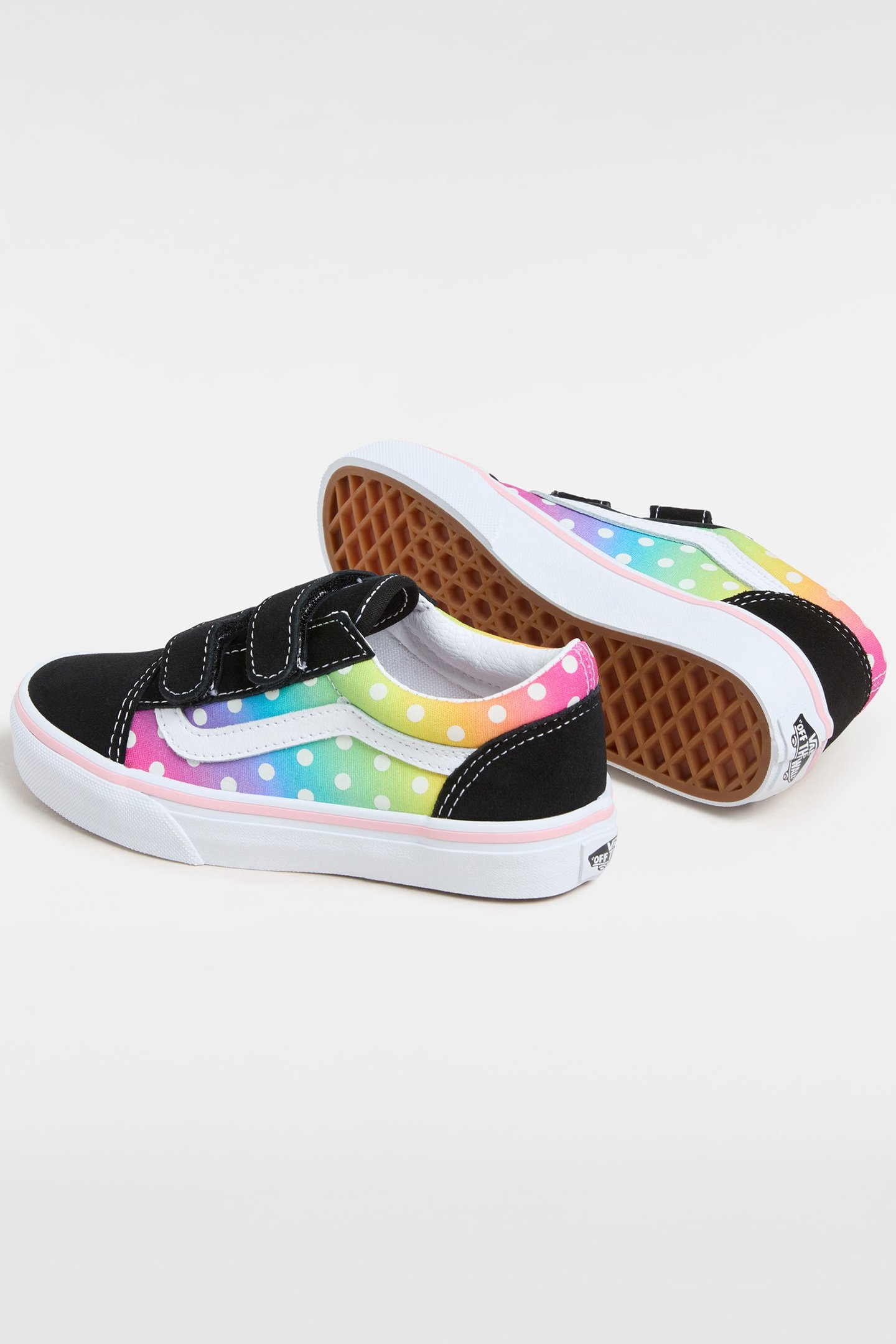 YOUTH UNISEX OLD SKOOL GLOW RAINBOW BLACK/MULTI 3