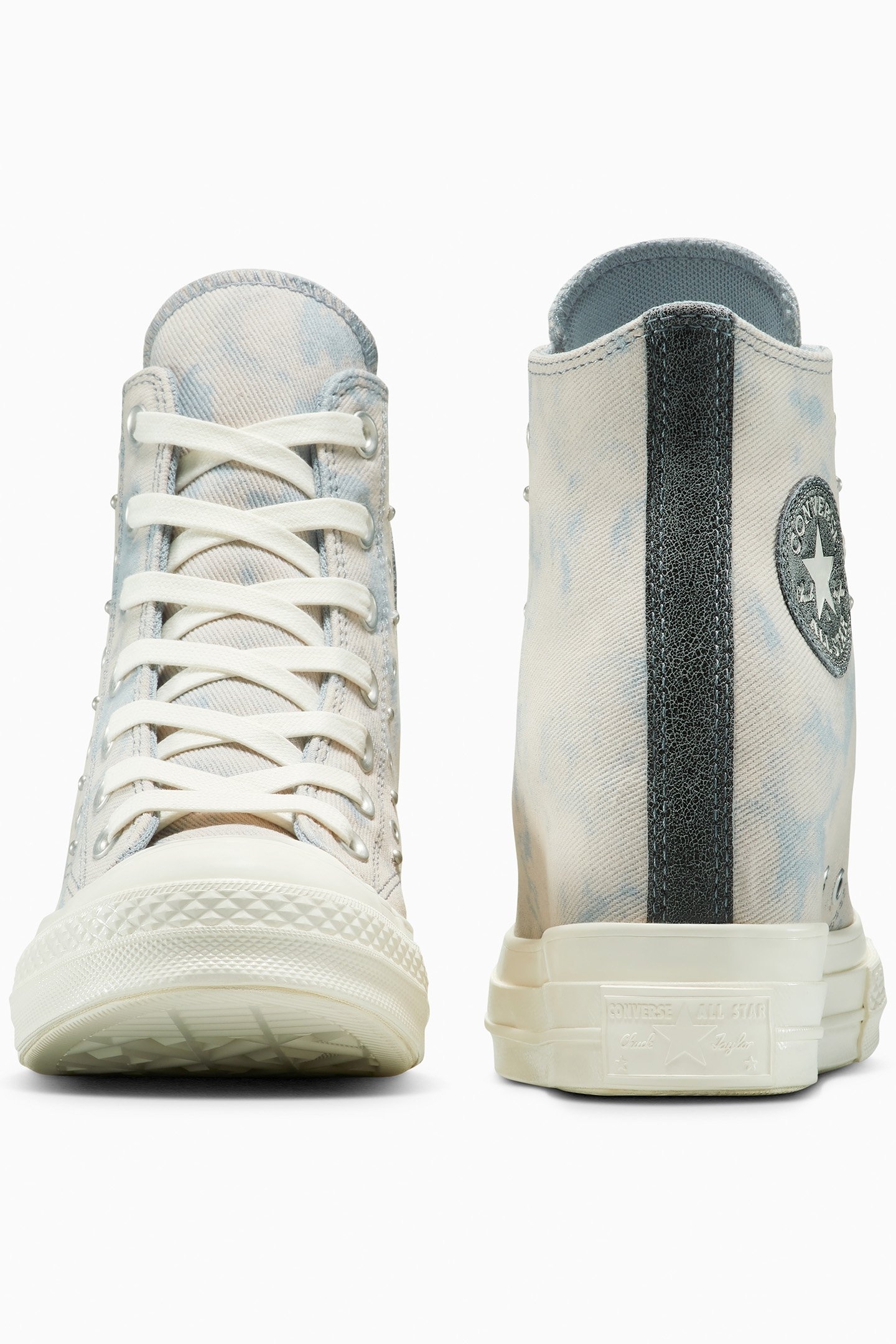 CHUCK 70 WEDGE PLATFORM WASHED DENIM WET STONE/WET STONE/EGR 5