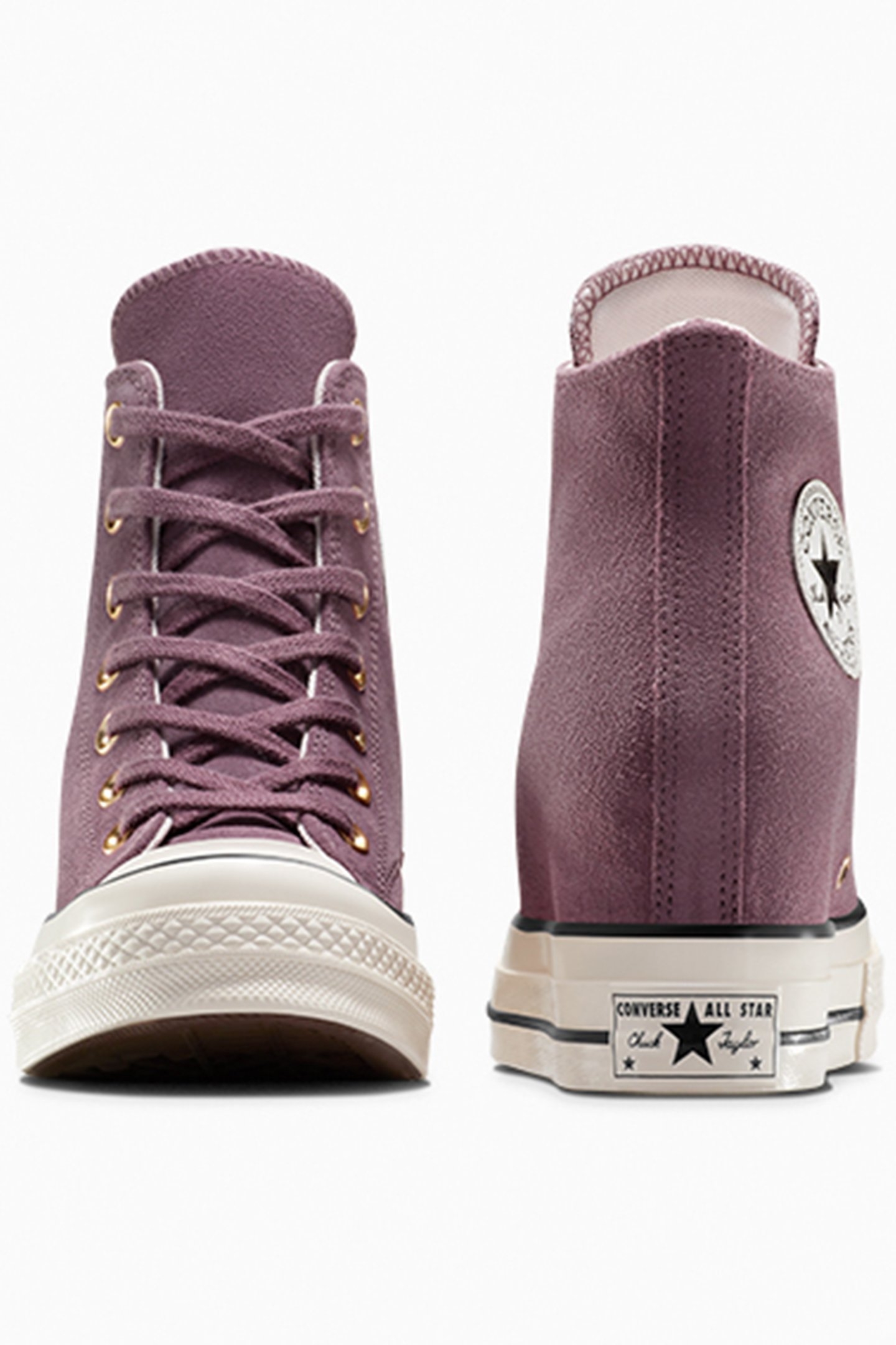 CHUCK 70 WEDGE PLATFORM SUEDE TRAIL MIXED/EGRET/BLACK 3