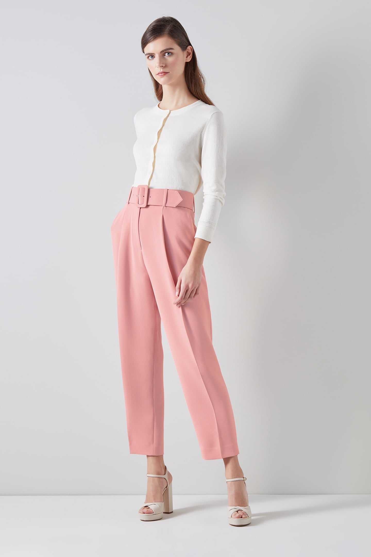 TR TABITHA PETITE TROUSER ROSE 1